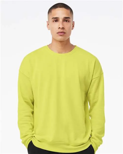 BELLA   CANVAS Sponge Fleece Drop Shoulder Crewneck Sweatshirt 3945 Storm