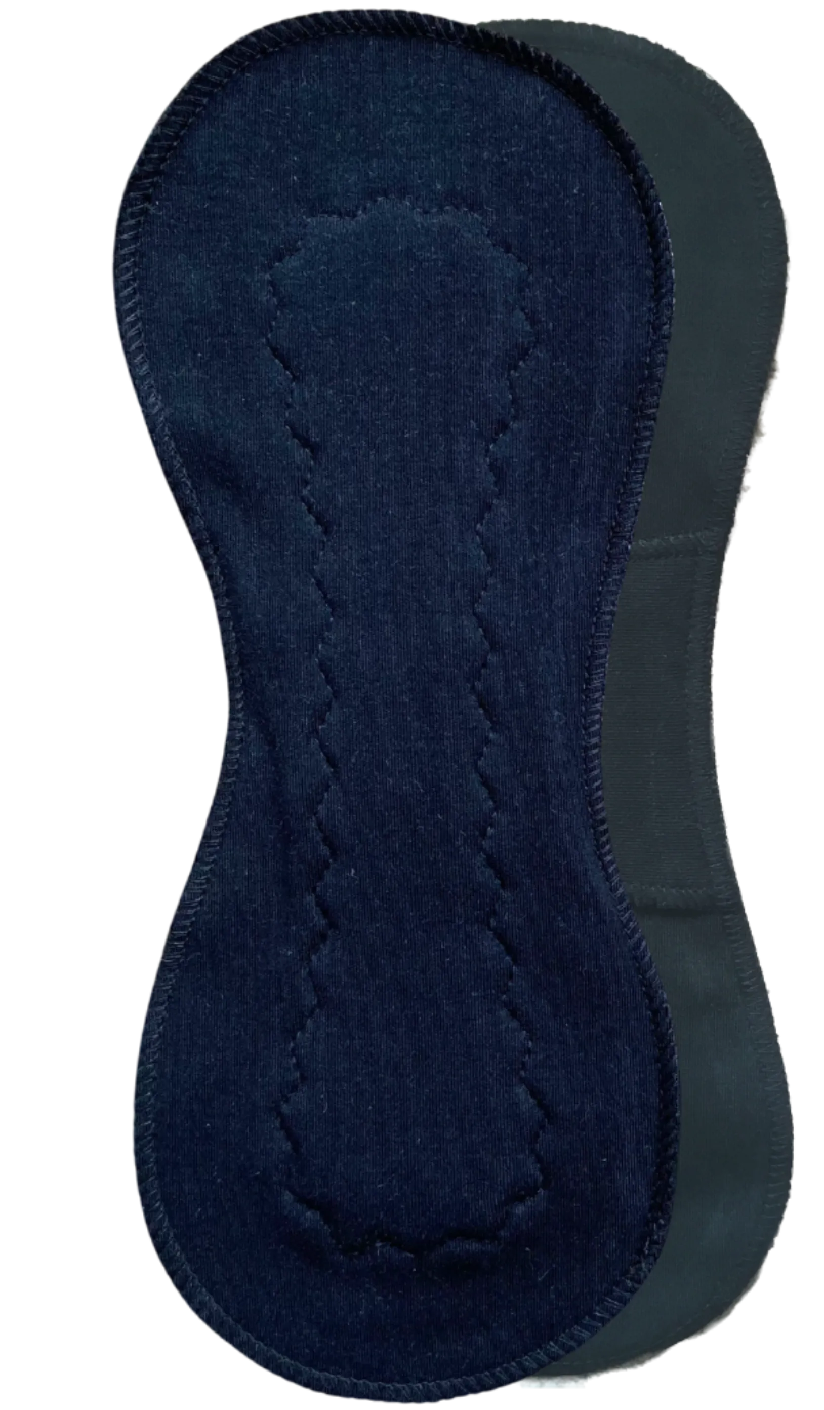Black Jersey Maxi Pad - Organic Cotton Reusable Period Pad Incontinence Pad