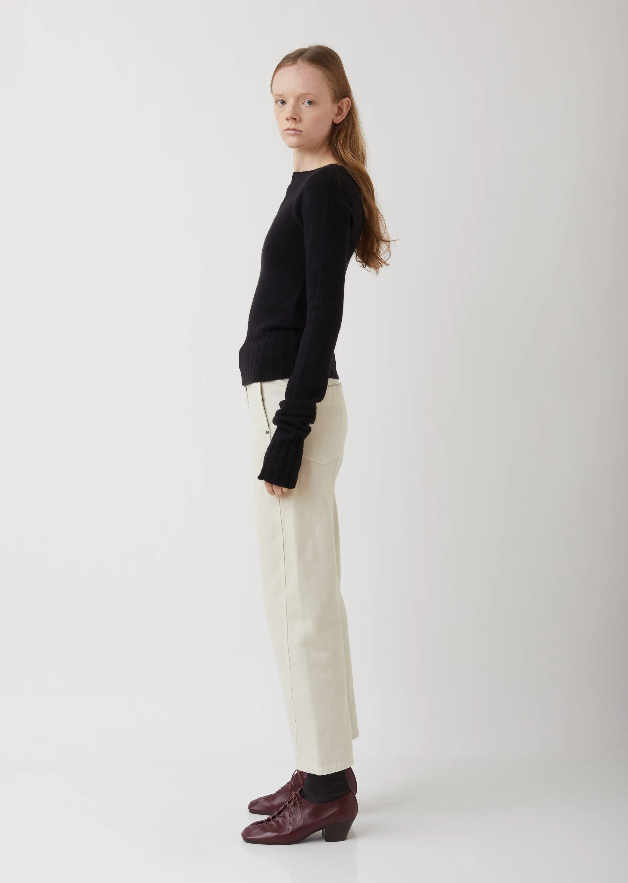 Boatneck Wool Sweater