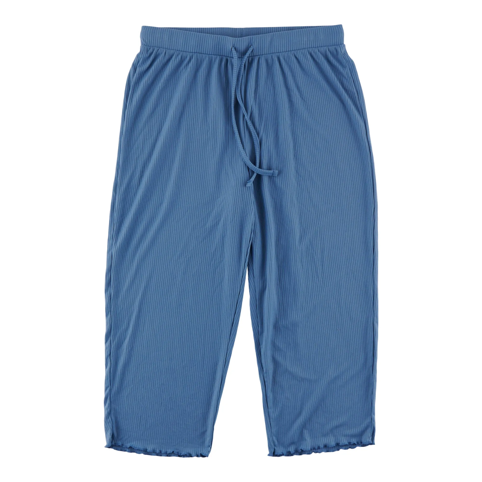 Carisma Women's Ribbed Capri PJ Pants