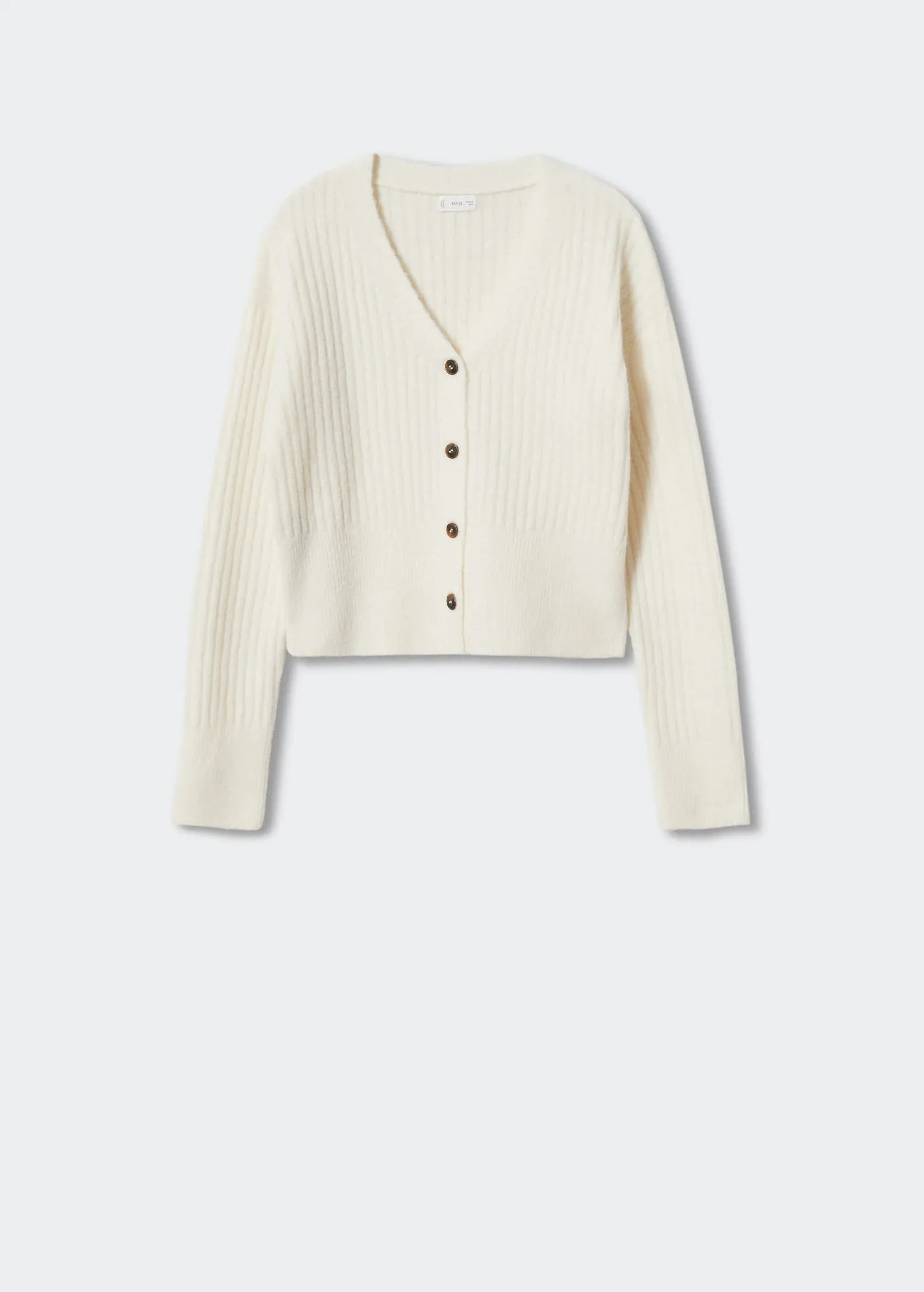 Chenille knitted cardigan
