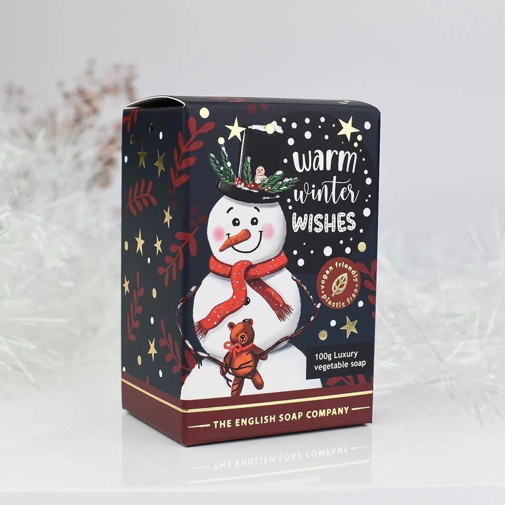 Christmas Mini Soap - Snowman