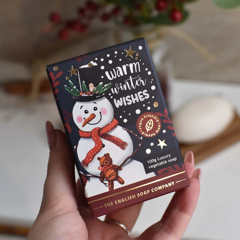 Christmas Mini Soap - Snowman
