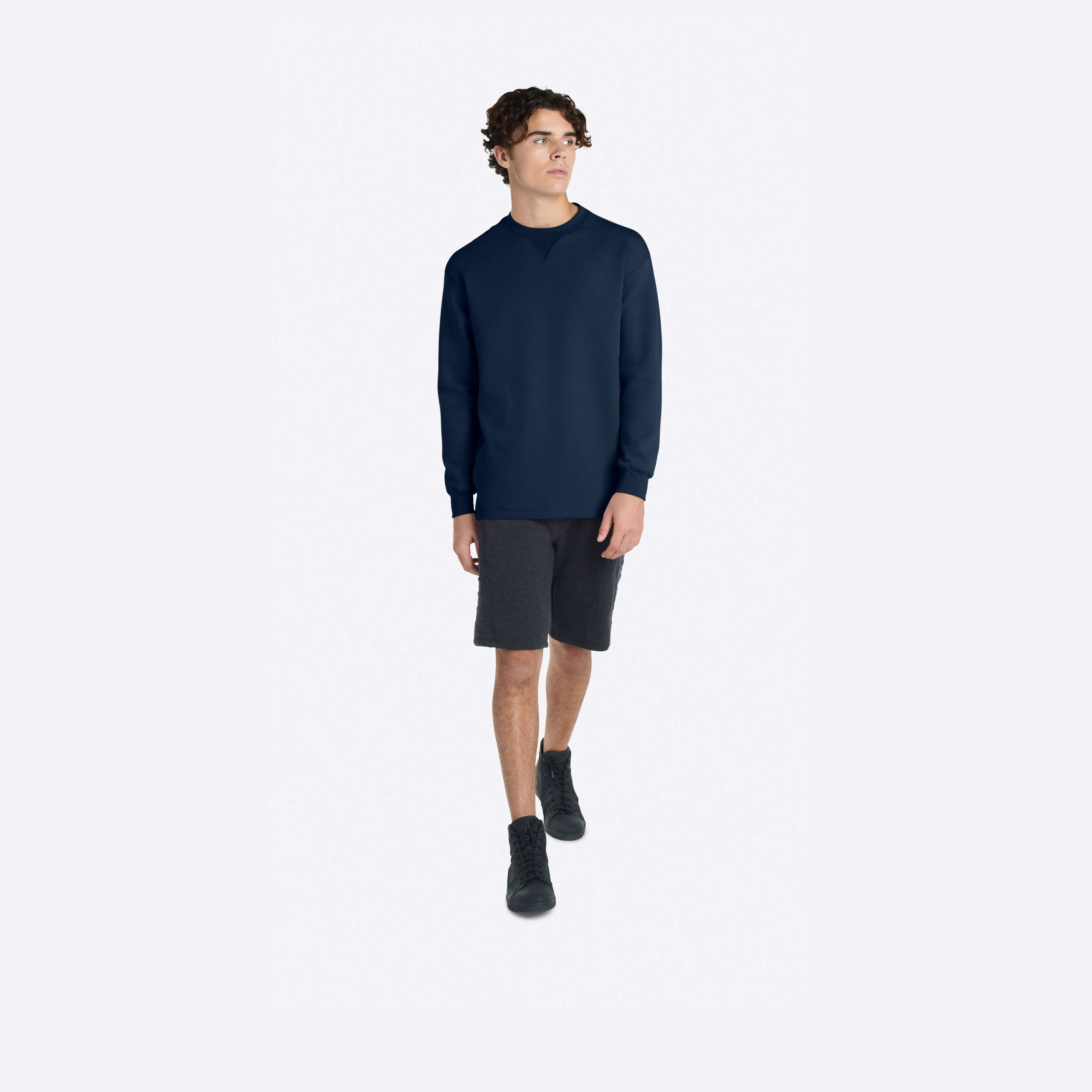 COMFORT Solid Crew Neck