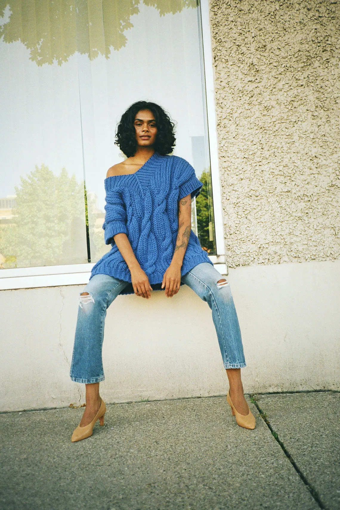 Cornflower V-Neck Vest
