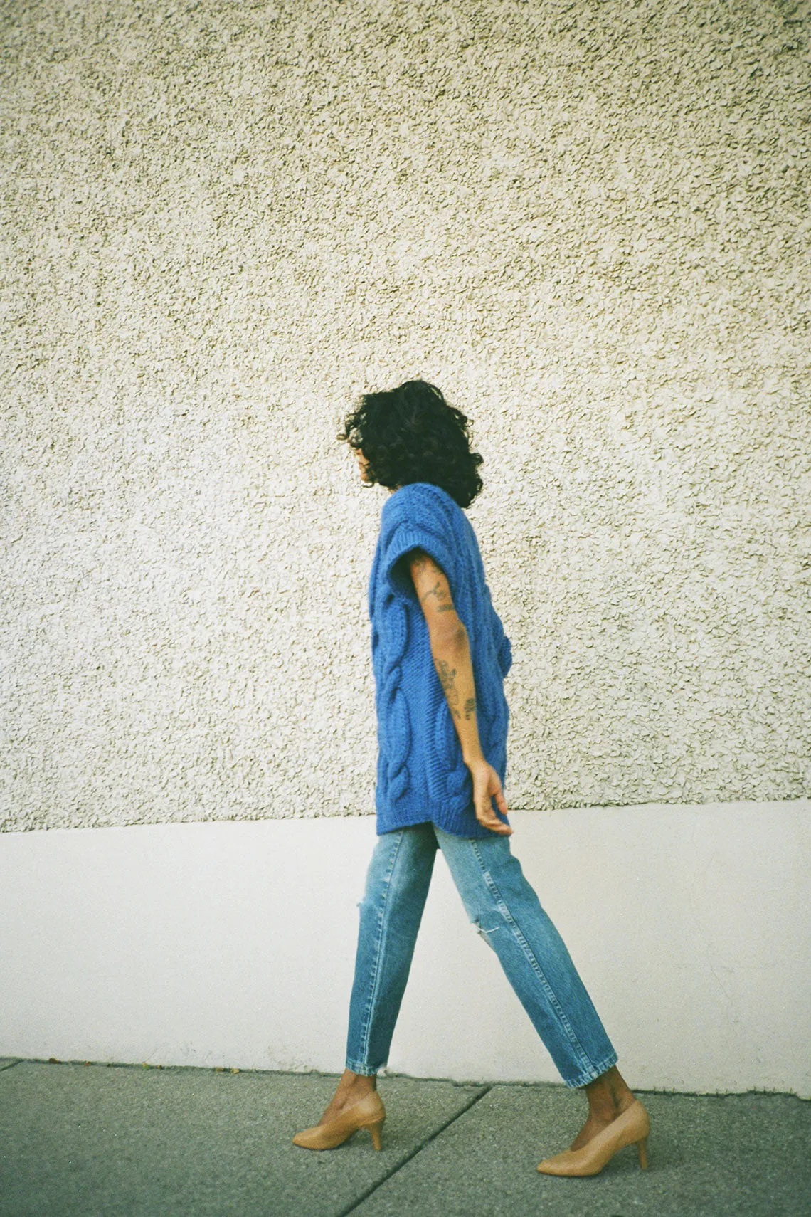 Cornflower V-Neck Vest