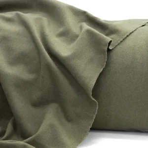 Deadstock Felted Wool Blend Coating - Sage