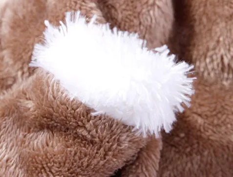Double-Layer Fleece Moose Onesie
