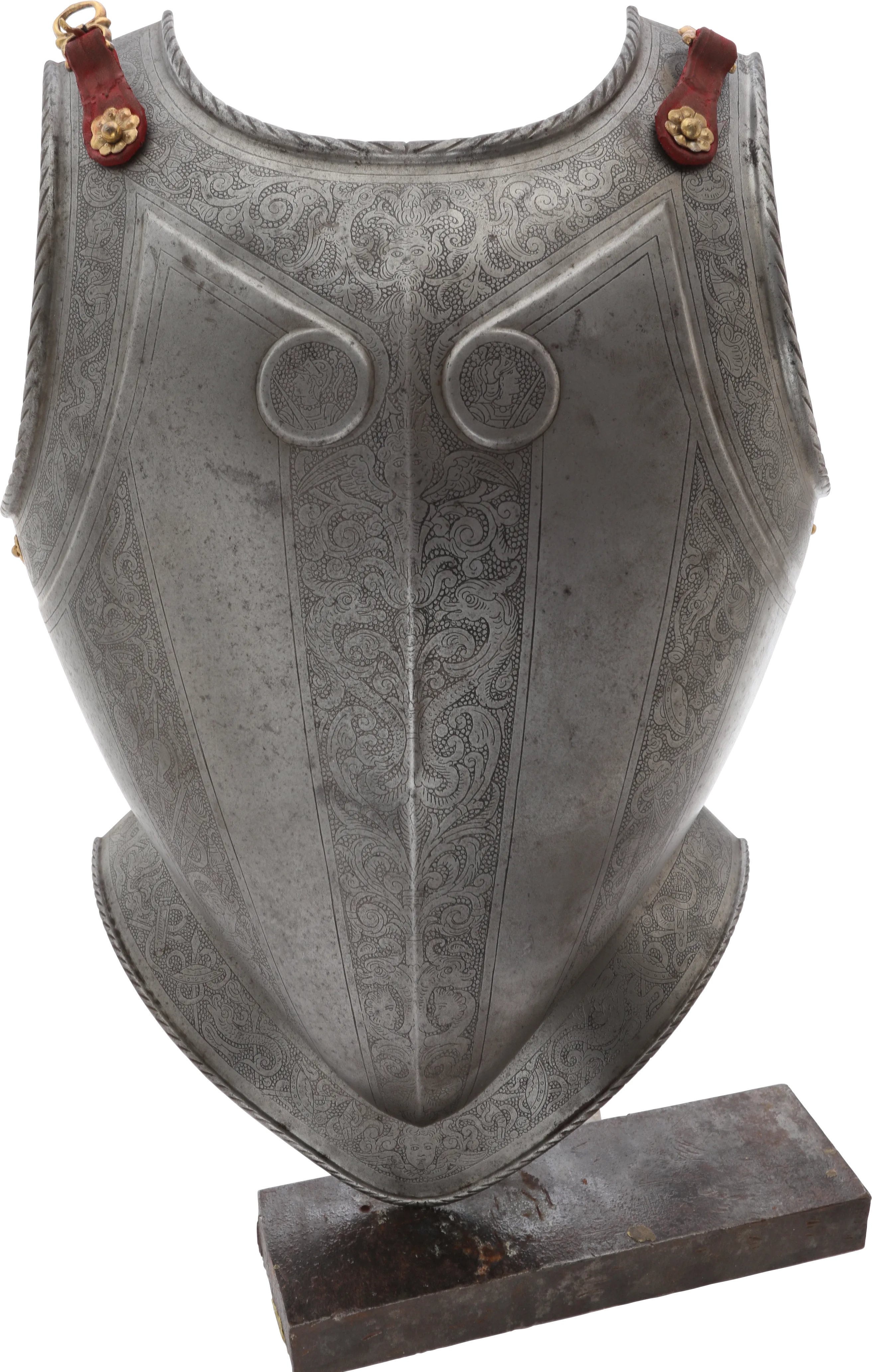 FINE NORTH ITALIAN BREASTPLATE C.LATE 16TH-17TH CENTURY