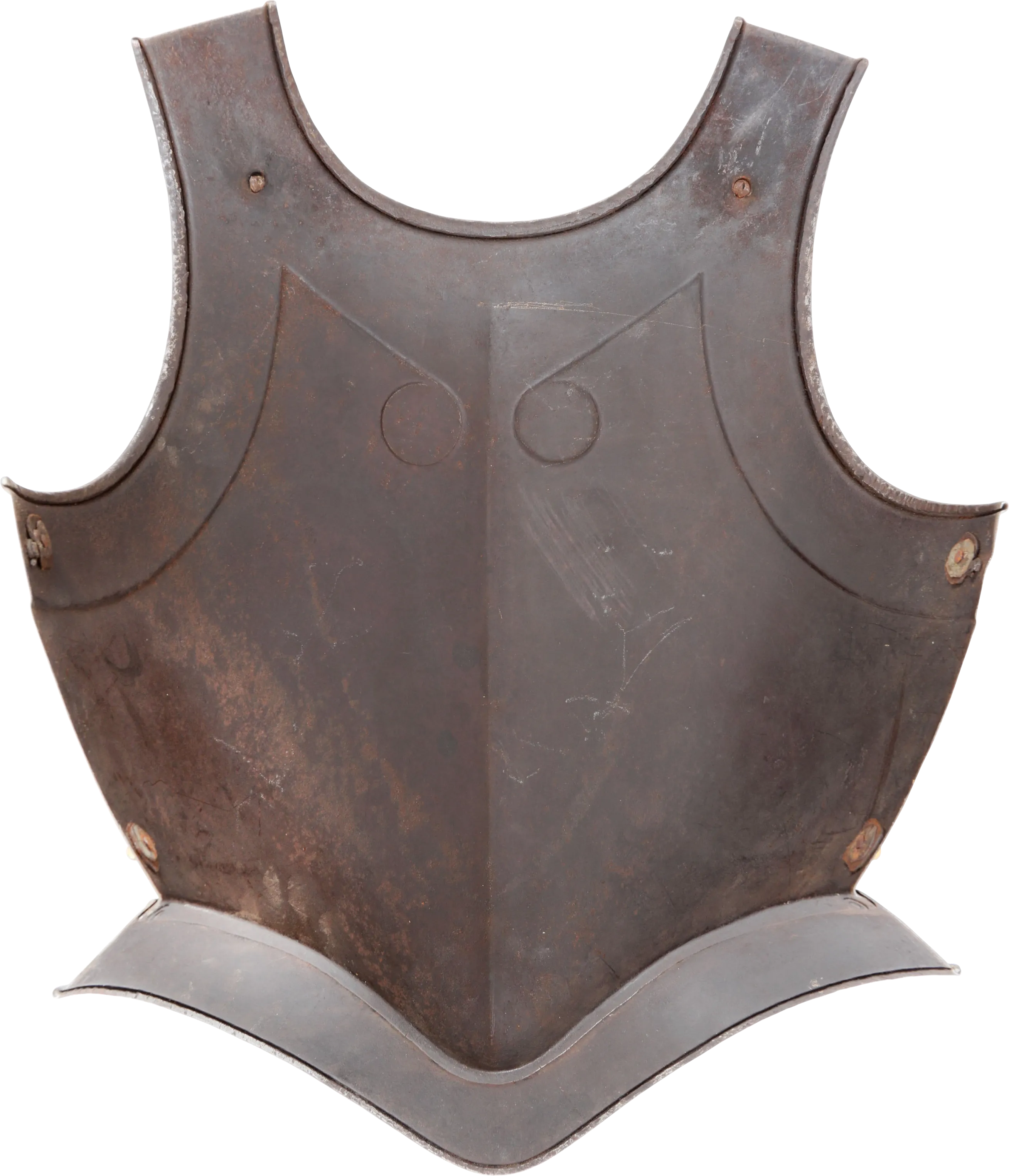FINE NORTH ITALIAN BREASTPLATE C.LATE 16TH-17TH CENTURY
