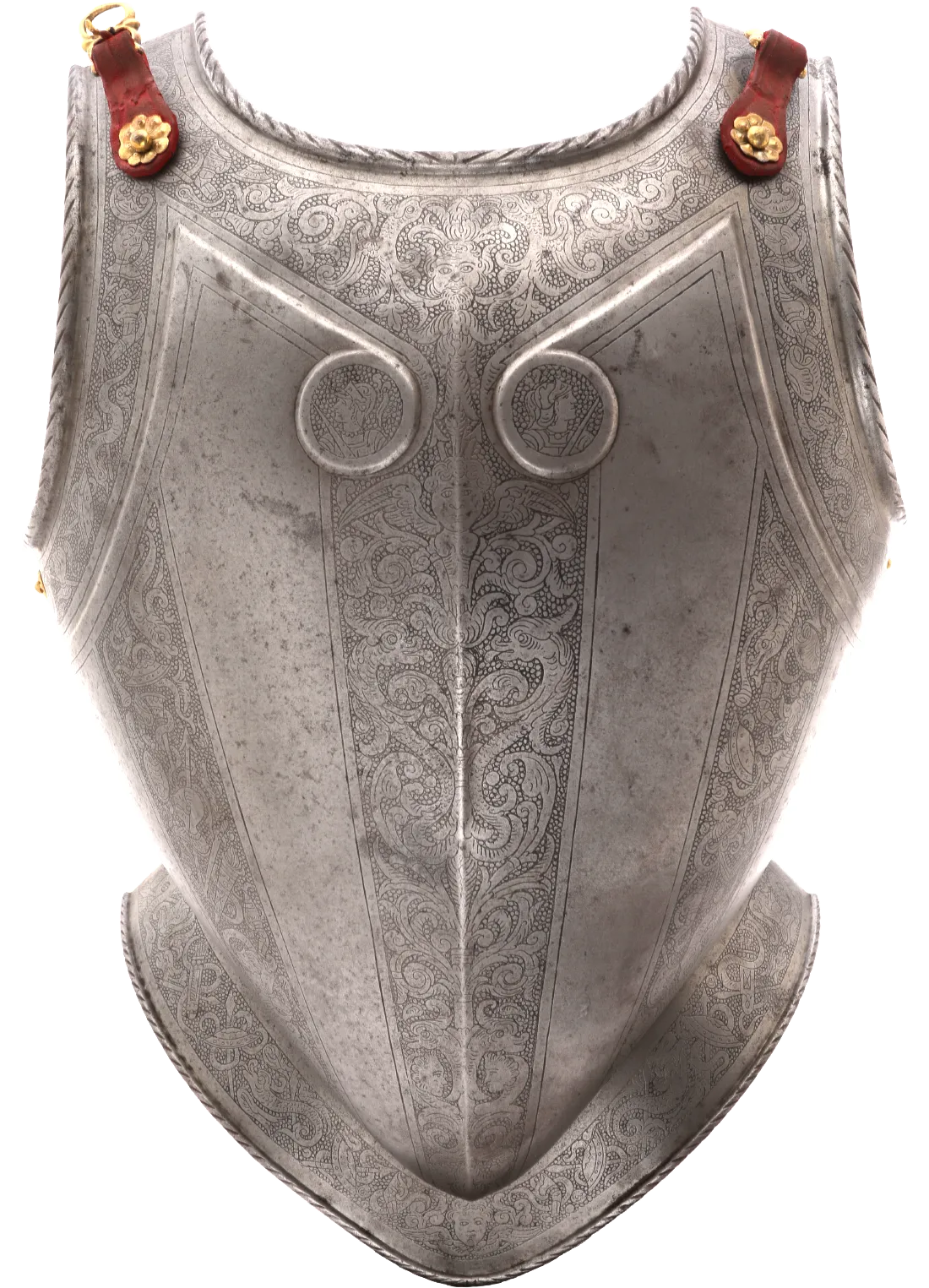 FINE NORTH ITALIAN BREASTPLATE C.LATE 16TH-17TH CENTURY