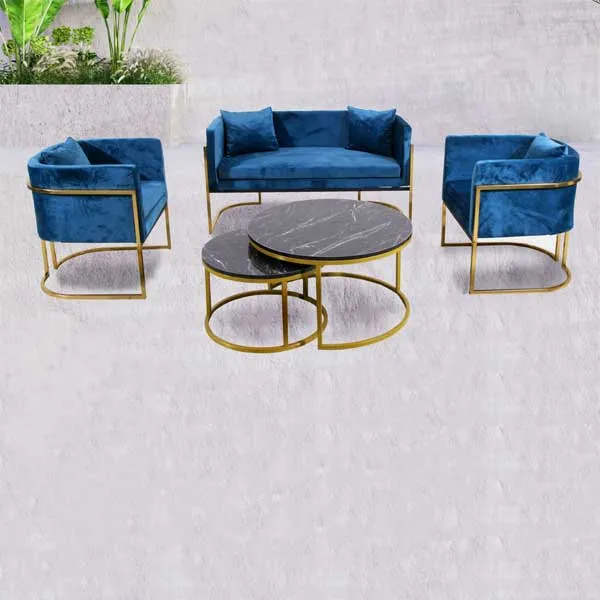 Fully Upholstered Outdoor Furniture - Sofa Set - Delta