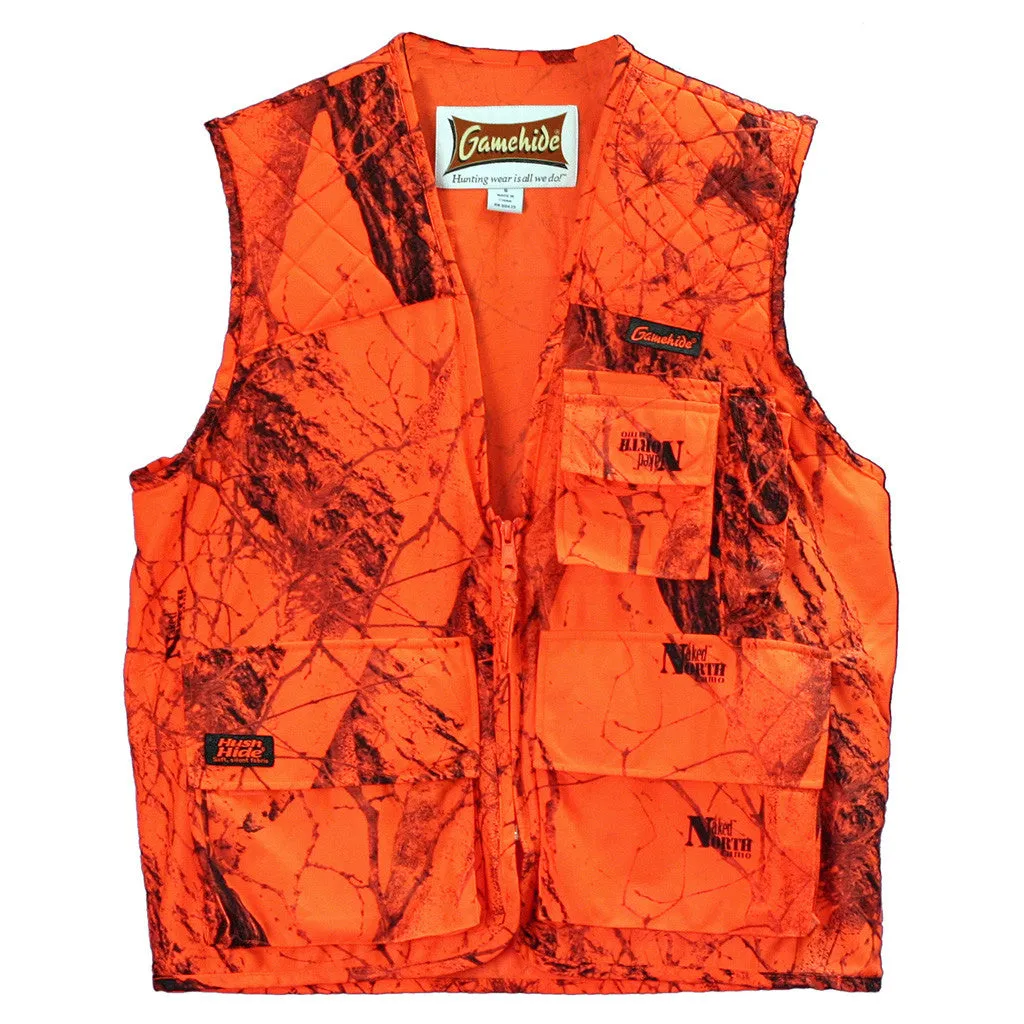 Gamehide Sneaker Big Game Vest Blaze Camouflage Large