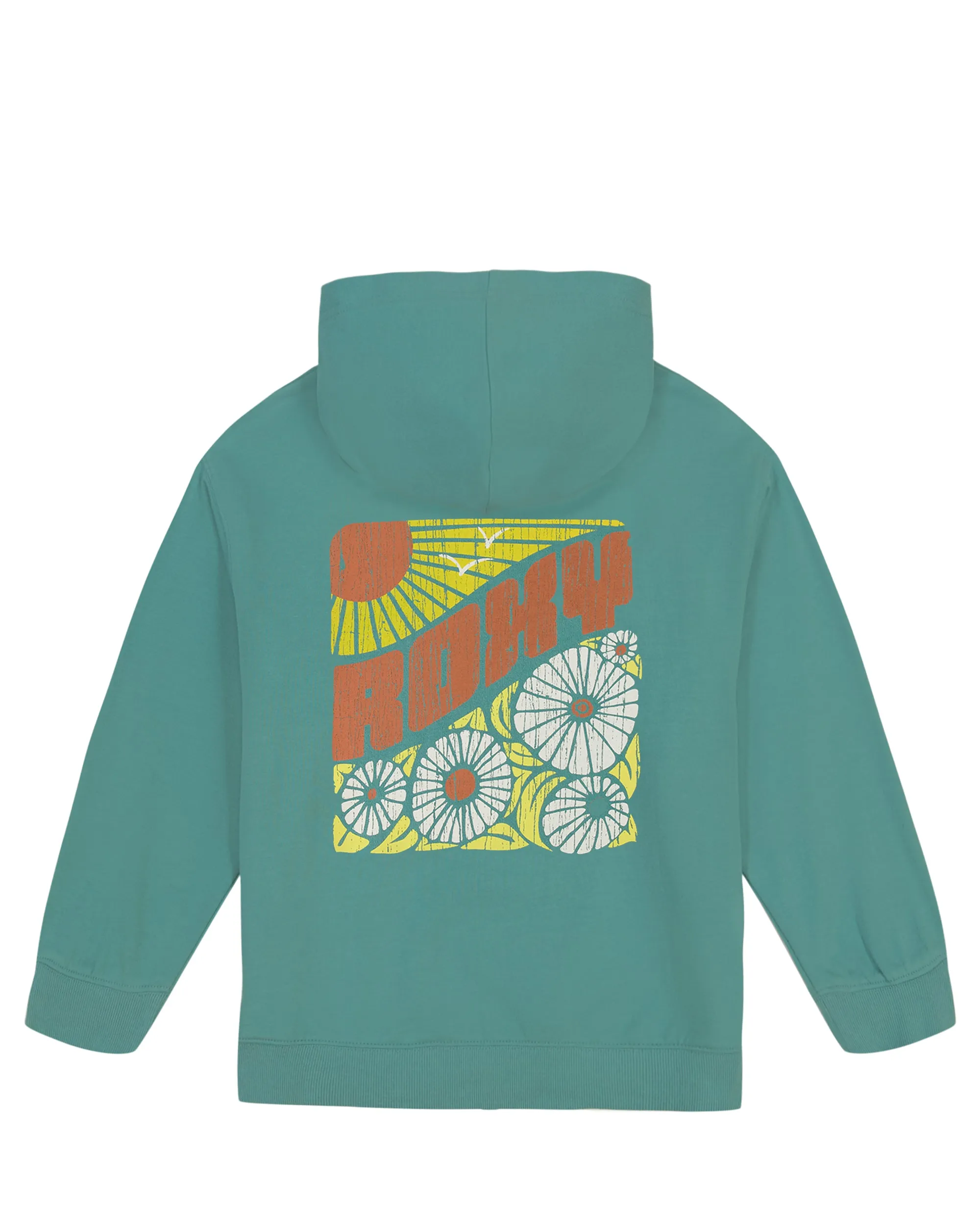 Girls 7-16 Block Floral Oversized Hoodie -