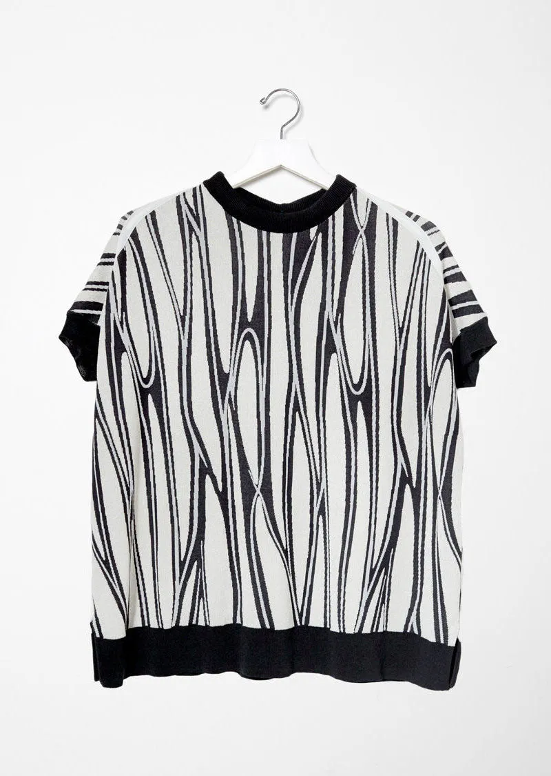 Graphic Print Sweater Tee