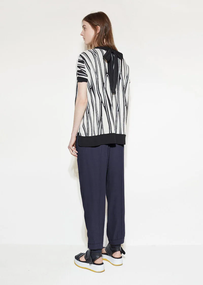 Graphic Print Sweater Tee