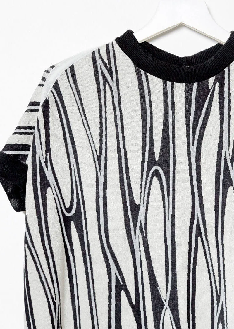 Graphic Print Sweater Tee