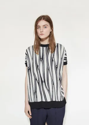 Graphic Print Sweater Tee