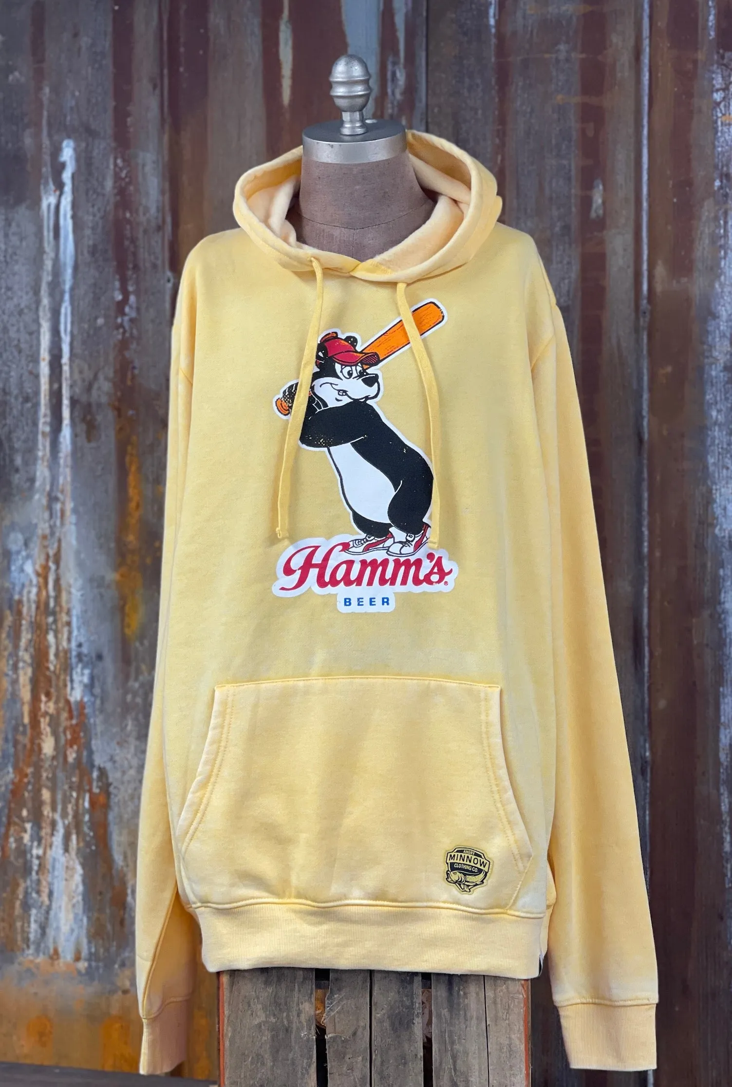 Hamm's Baseball LUXE Hoodie- Lemon