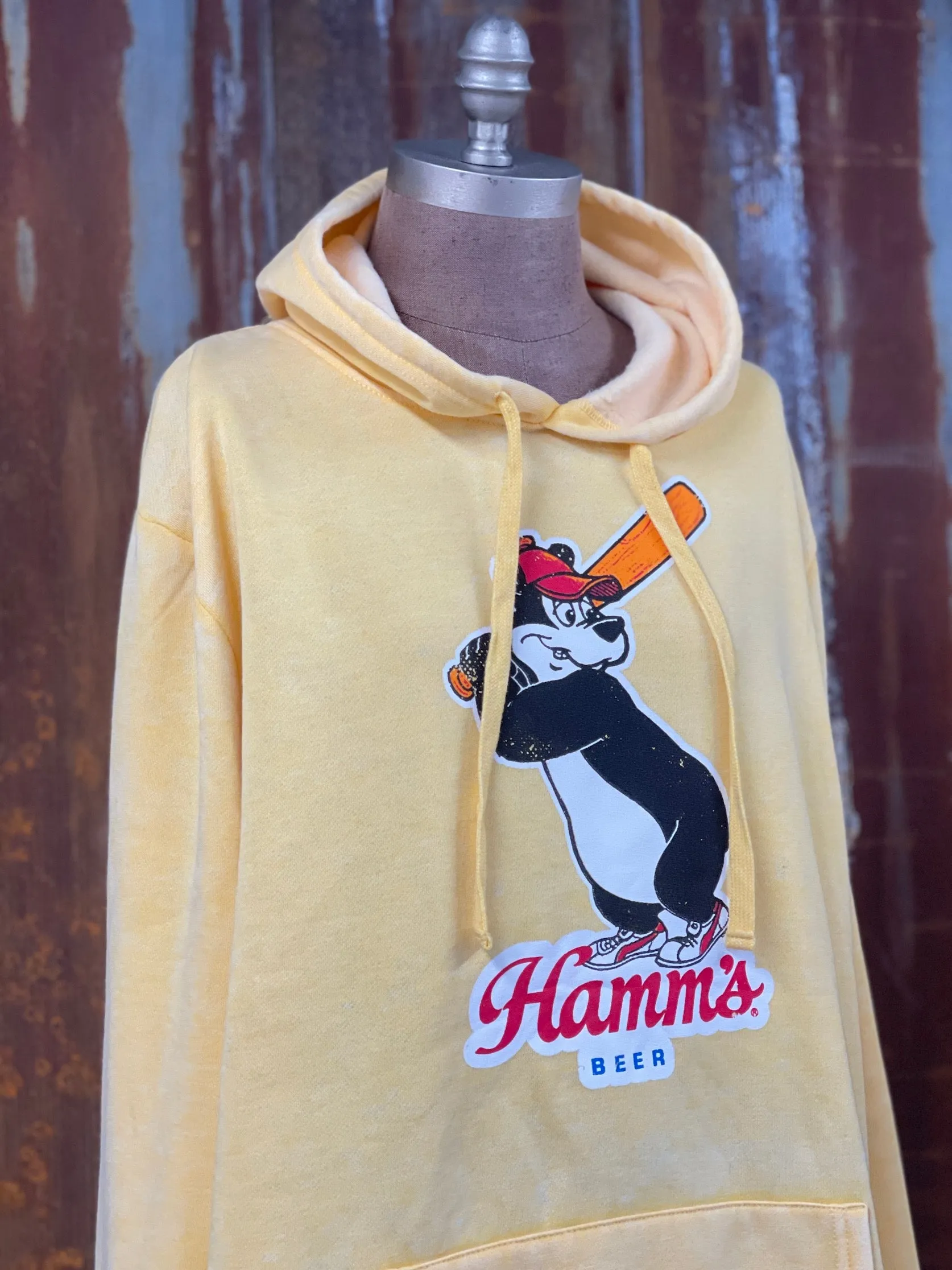 Hamm's Baseball LUXE Hoodie- Lemon