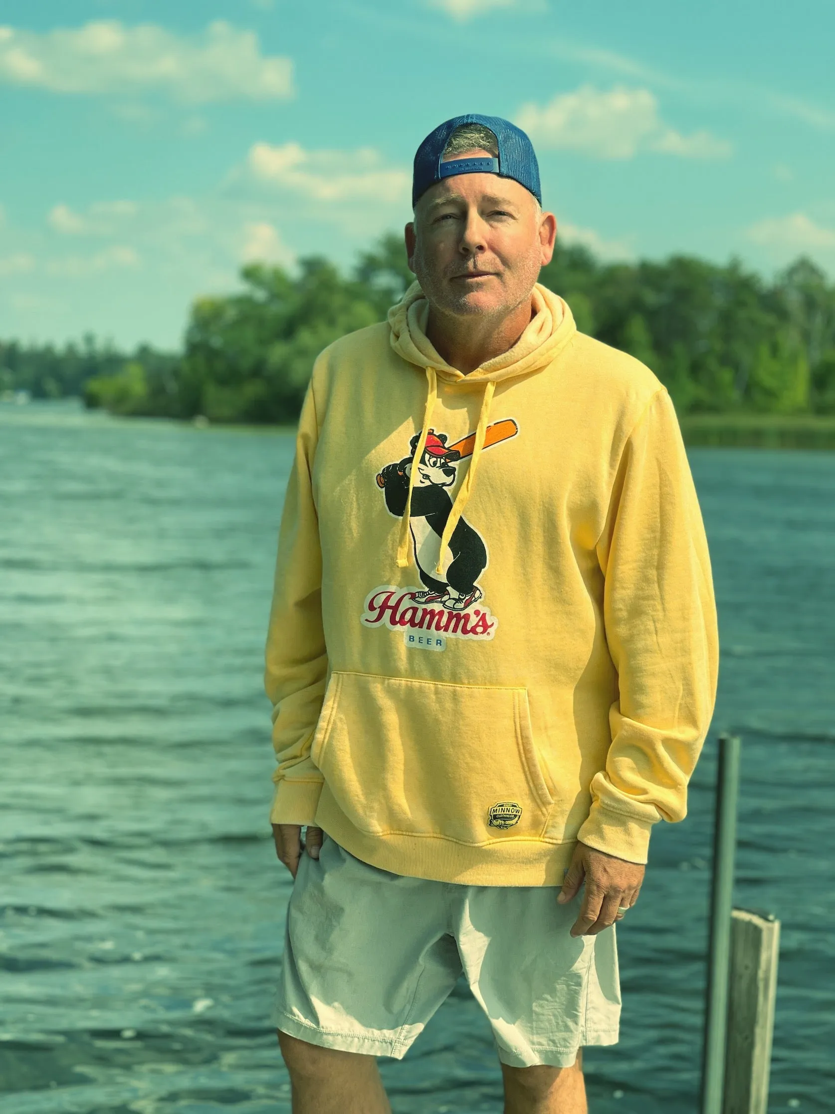 Hamm's Baseball LUXE Hoodie- Lemon
