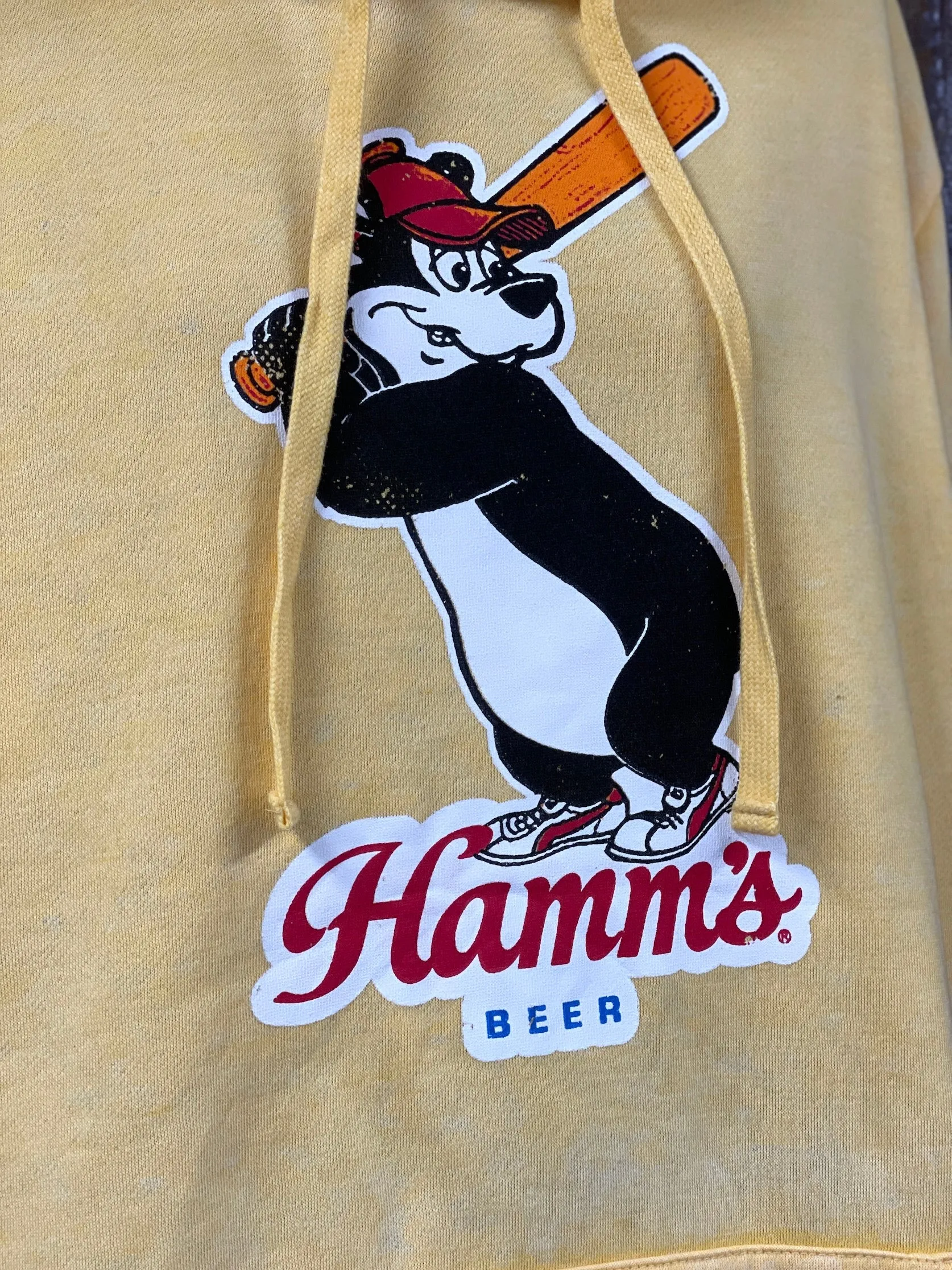 Hamm's Baseball LUXE Hoodie- Lemon