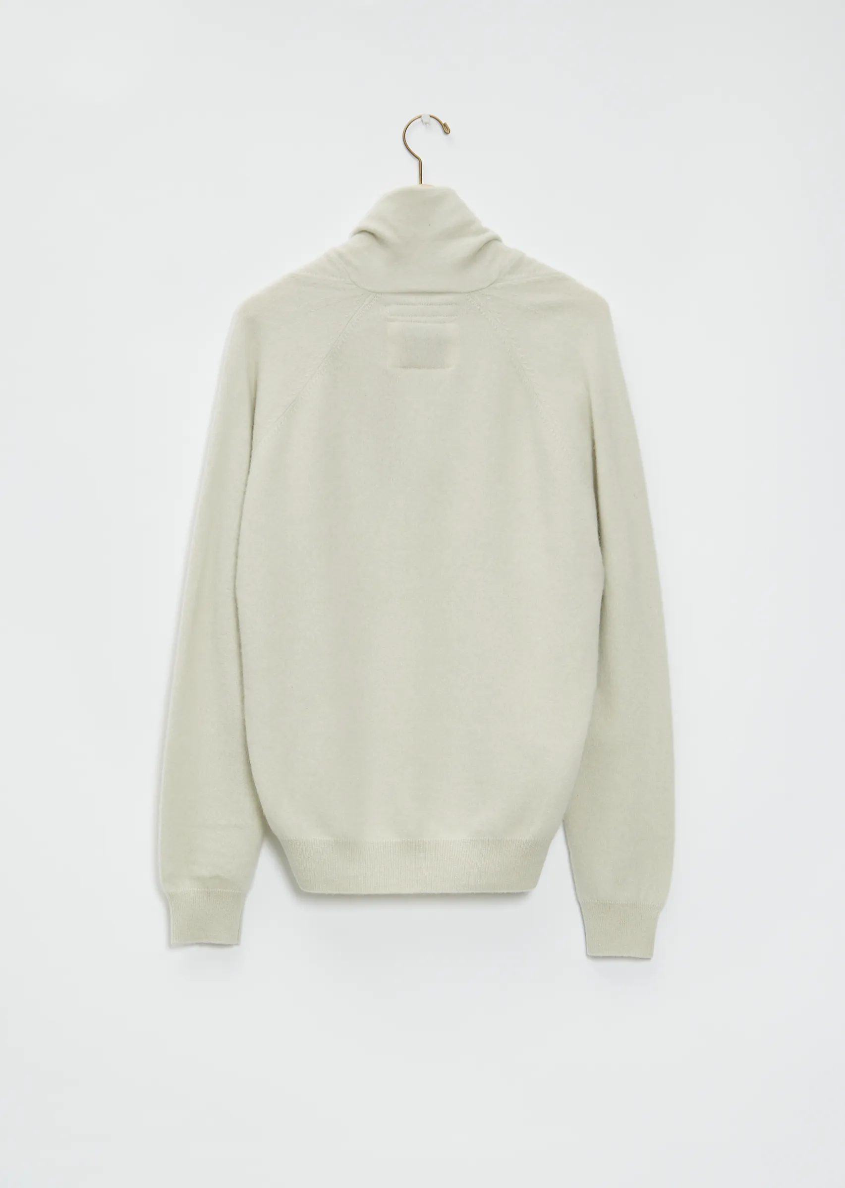 Hamza Cashmere Sweater — Silver Green