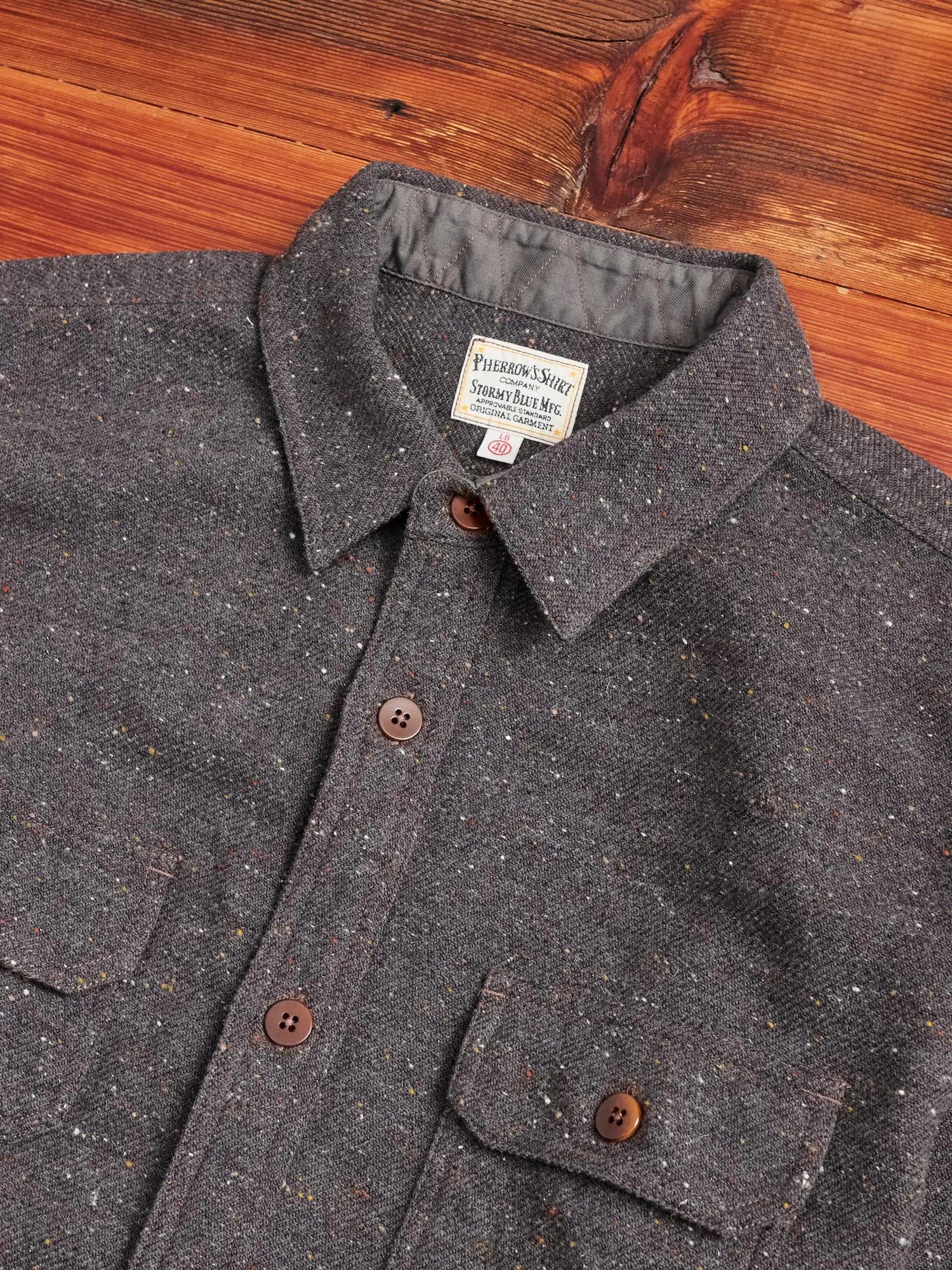 Hunting Nep Flannel in Grey Wool