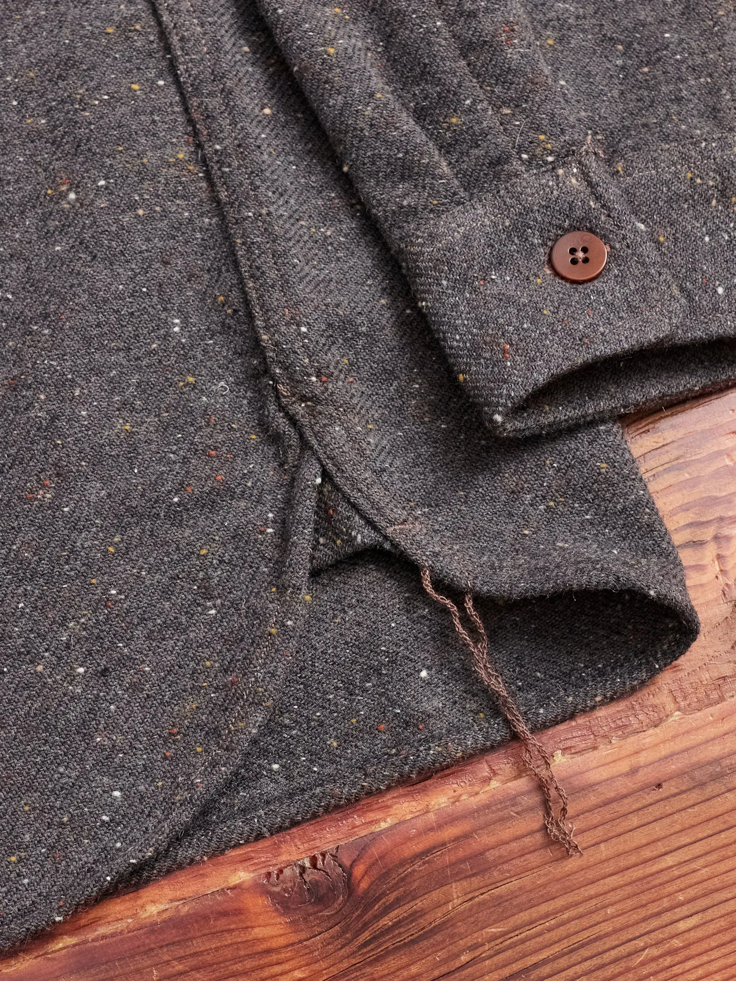 Hunting Nep Flannel in Grey Wool