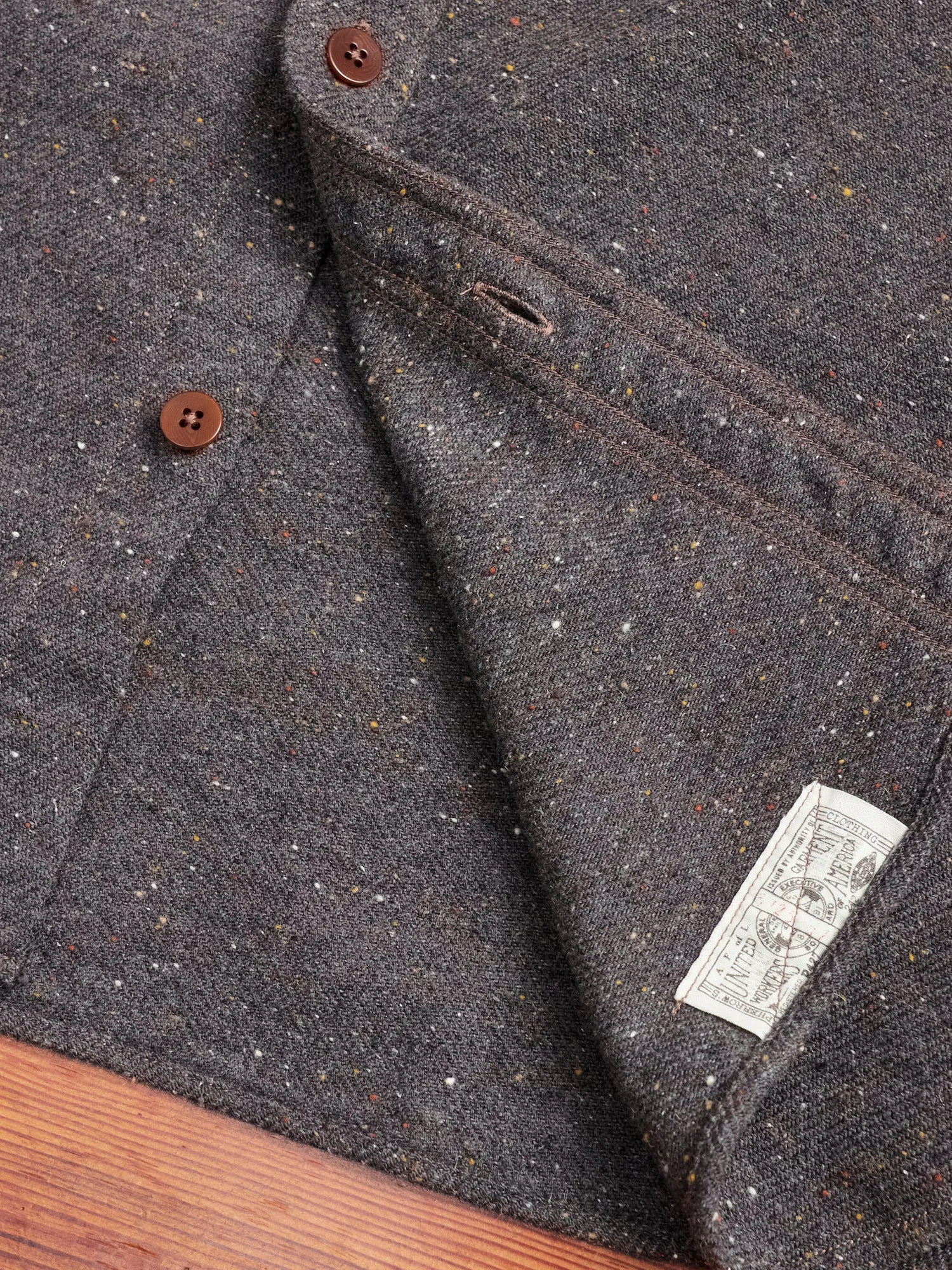 Hunting Nep Flannel in Grey Wool