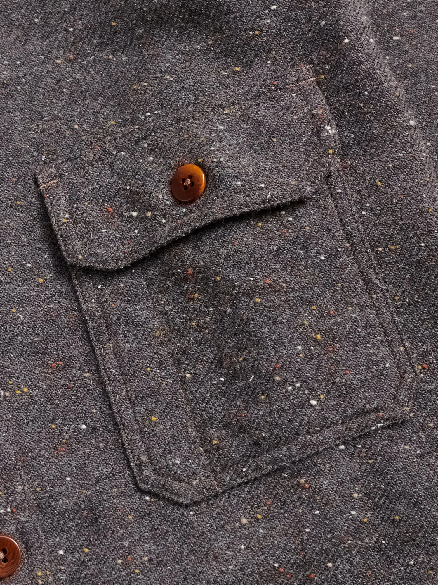 Hunting Nep Flannel in Grey Wool