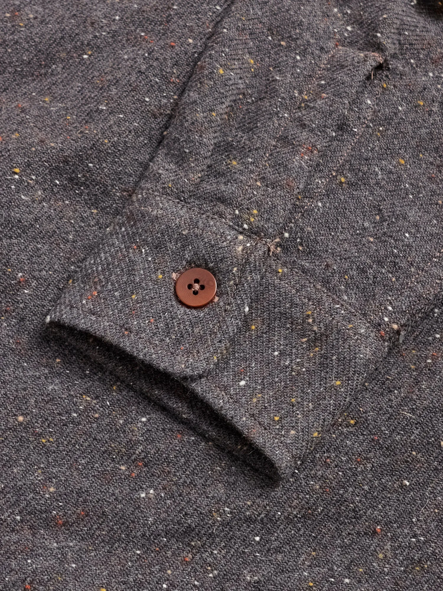 Hunting Nep Flannel in Grey Wool