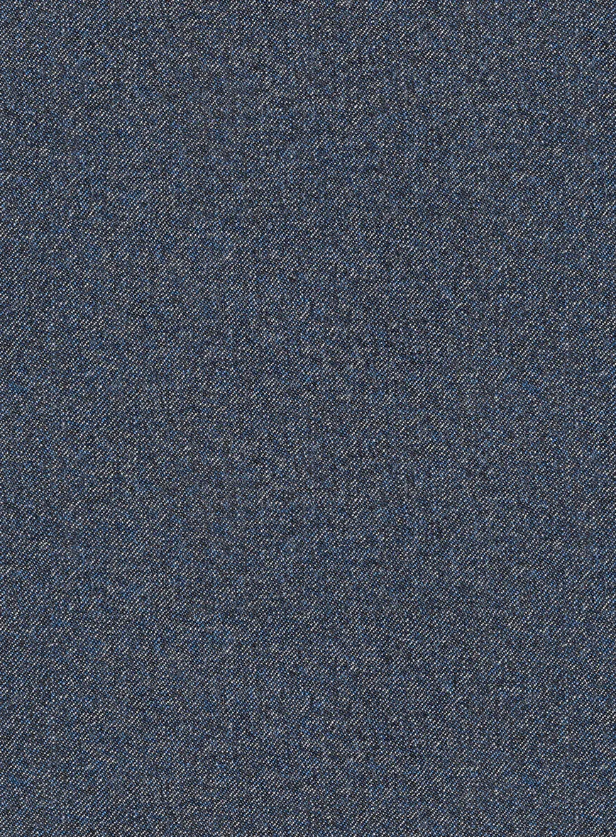 Italian Quelo Blue Twill Flannel Jacket