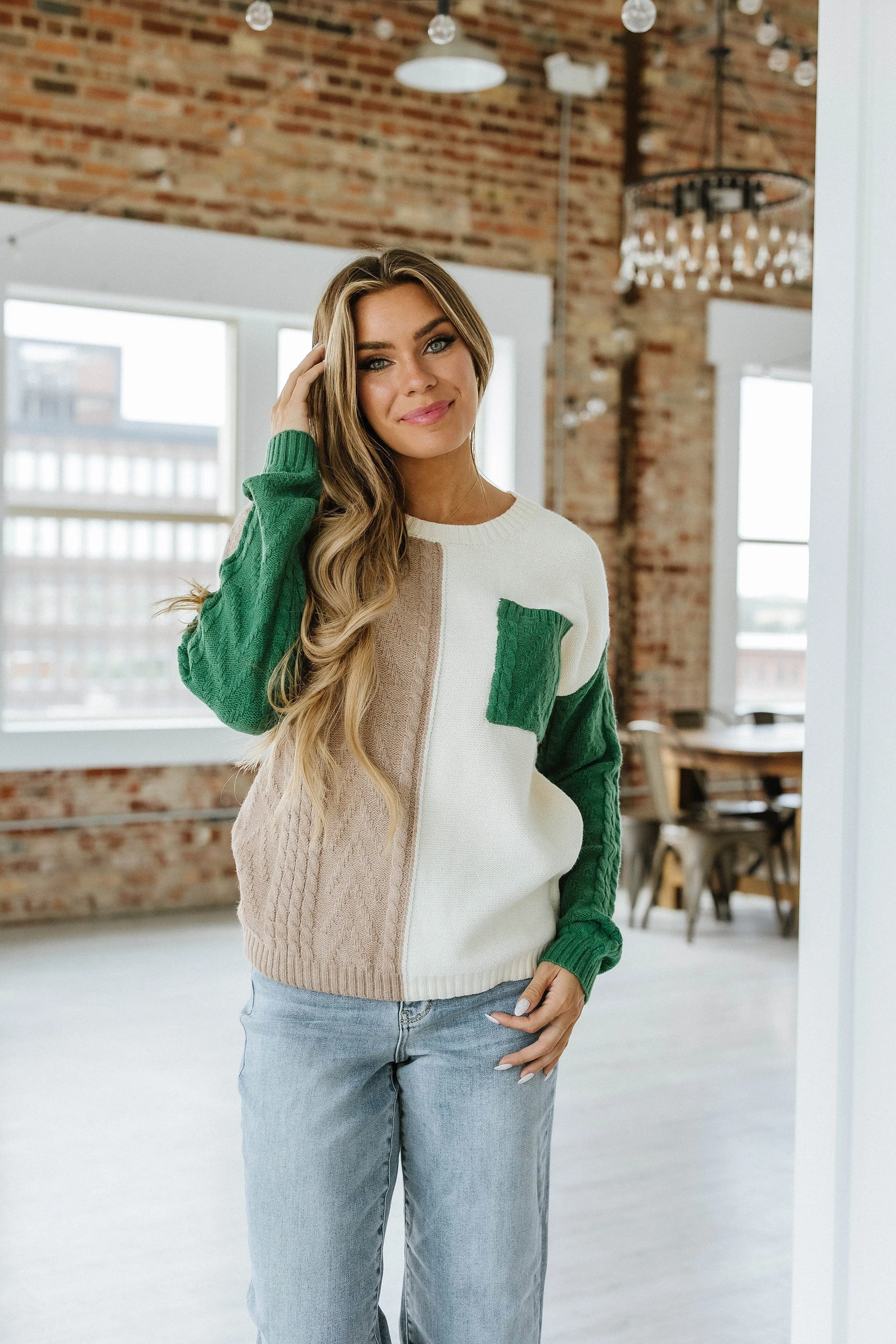 Kofi Colorblock Drop Shoulder Sweater | S-XL | PRE ORDER