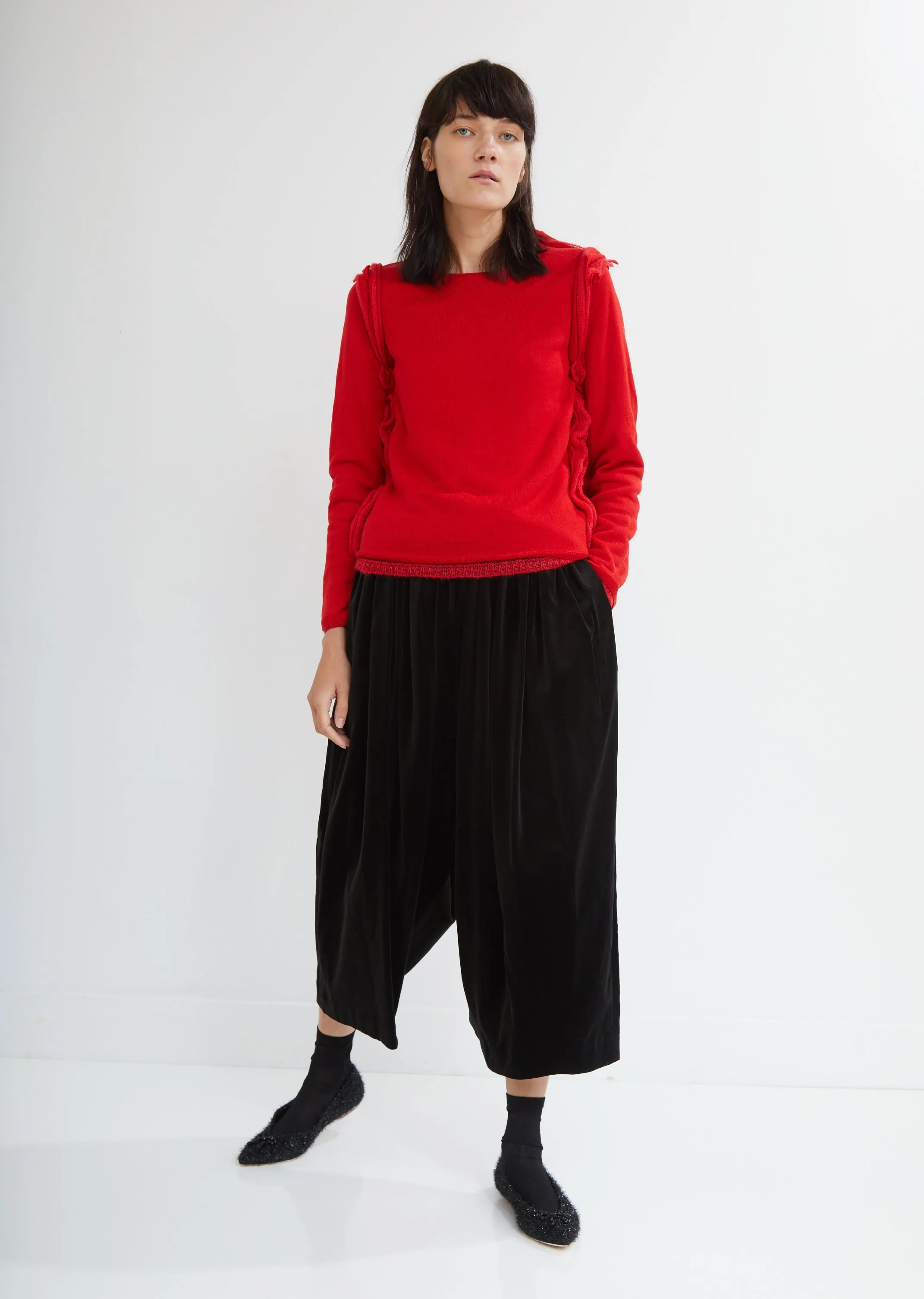 Layered Crewneck Top