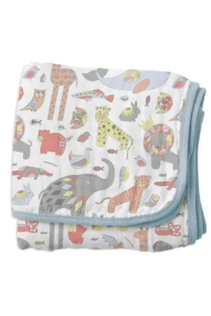 Little Linen Weego Stroller Blanket - Wildlife