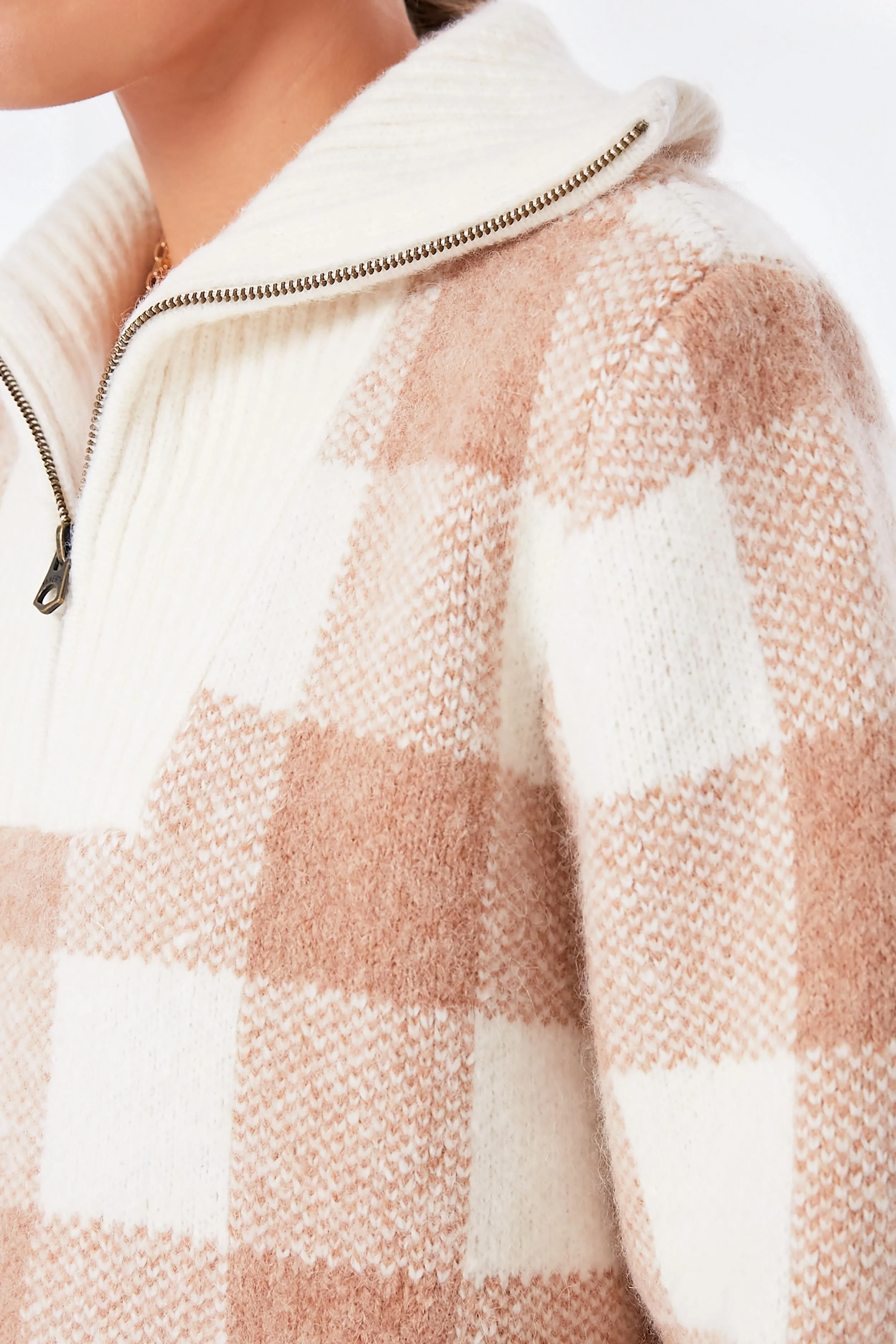 Meadow Buffalo Check Saturday Pullover Sweater