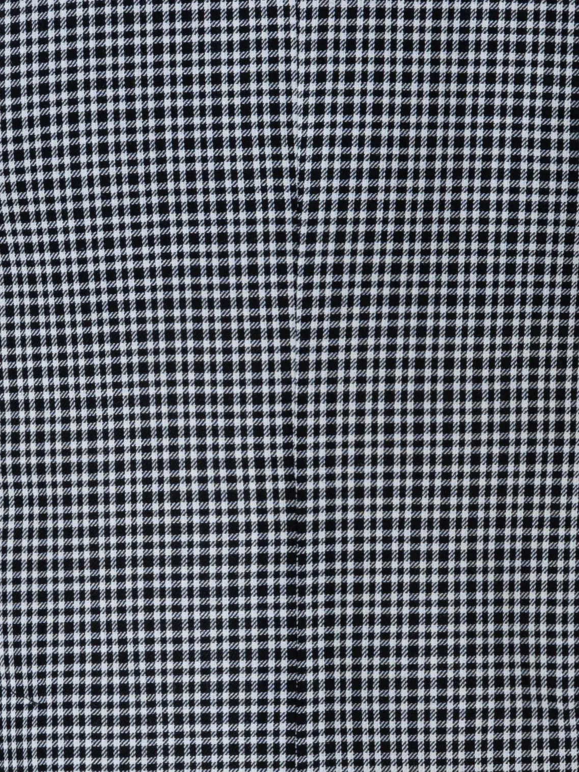 Microcheck Wool Long Jacket