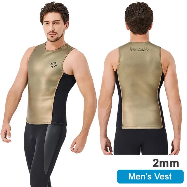 Neoprene Vest Scuba diving for Men | 2mm Sleeveless