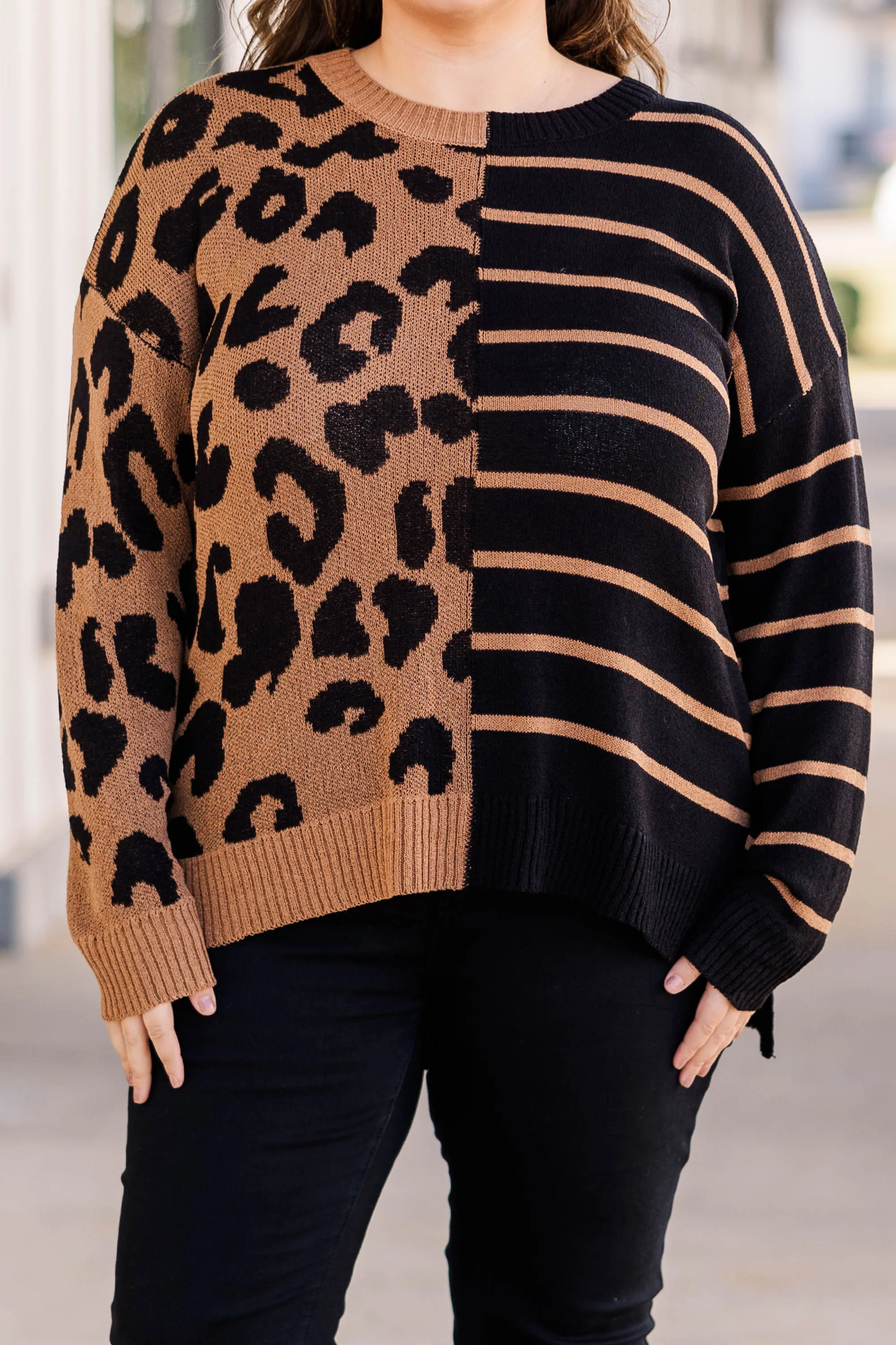 Perfect Balance Top, Brown