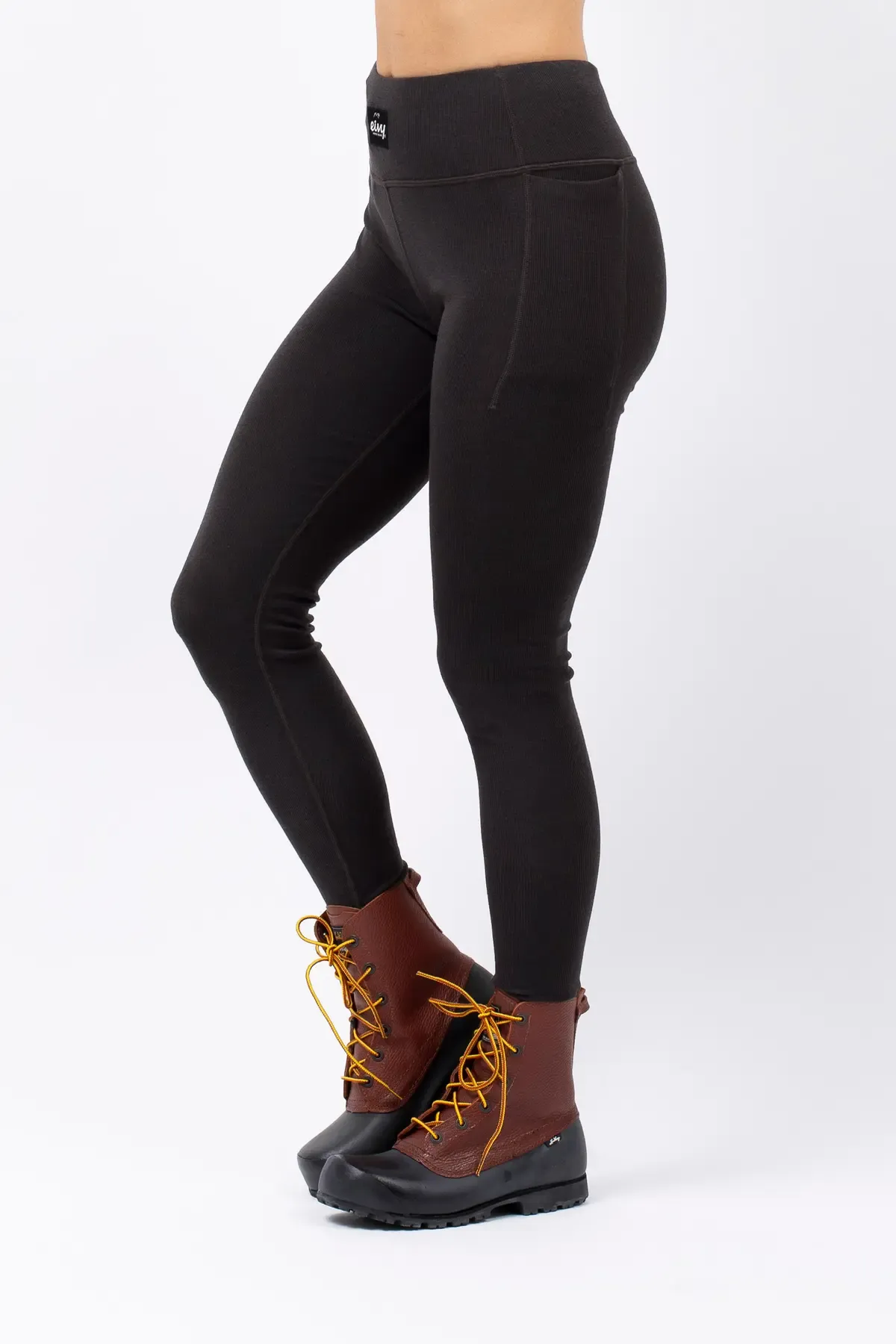 POCKET WOOL RIB TIGHTS