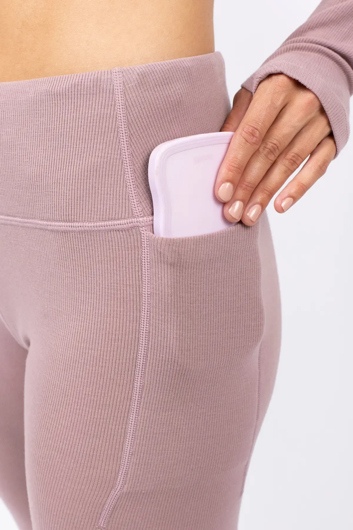 POCKET WOOL RIB TIGHTS