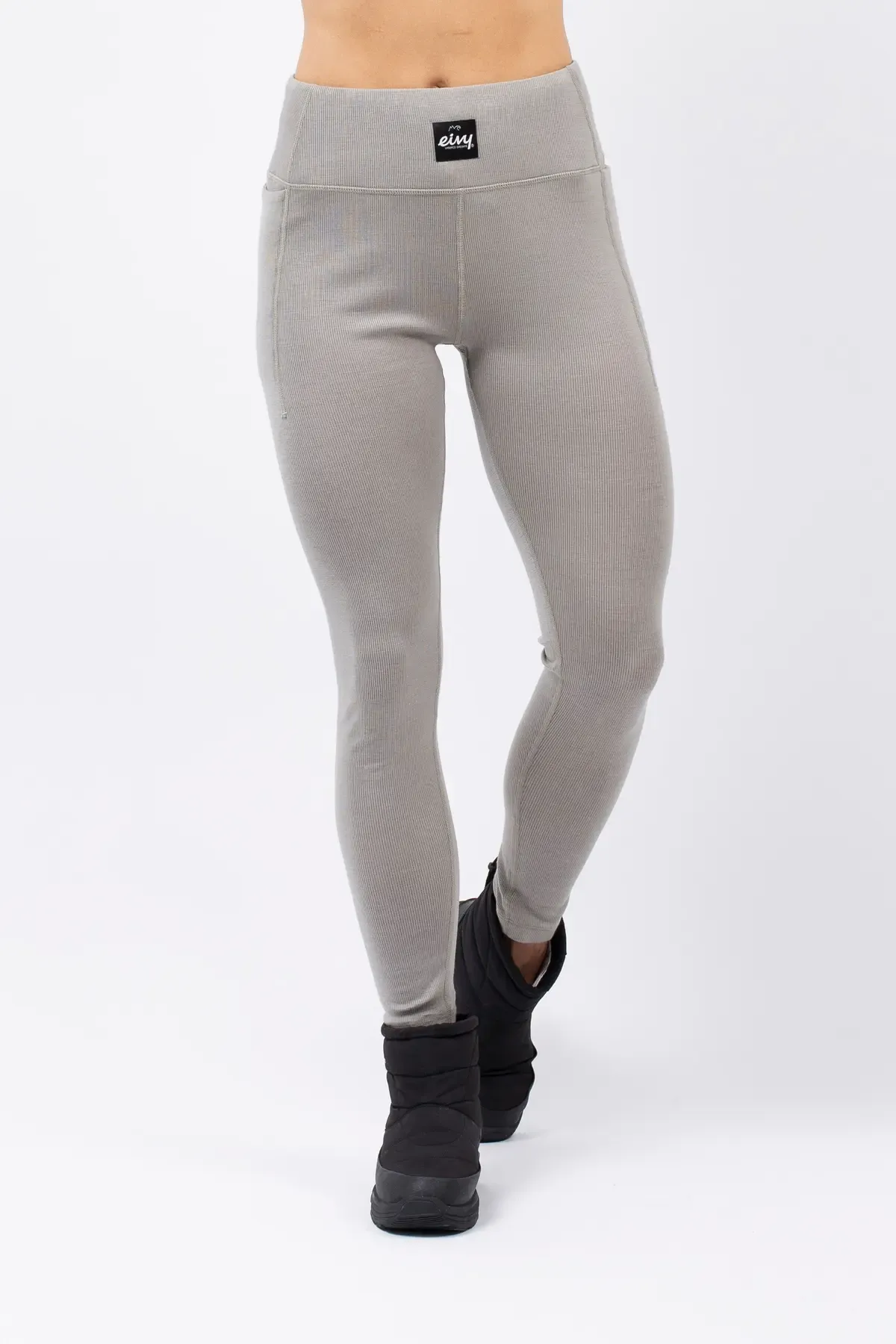 POCKET WOOL RIB TIGHTS