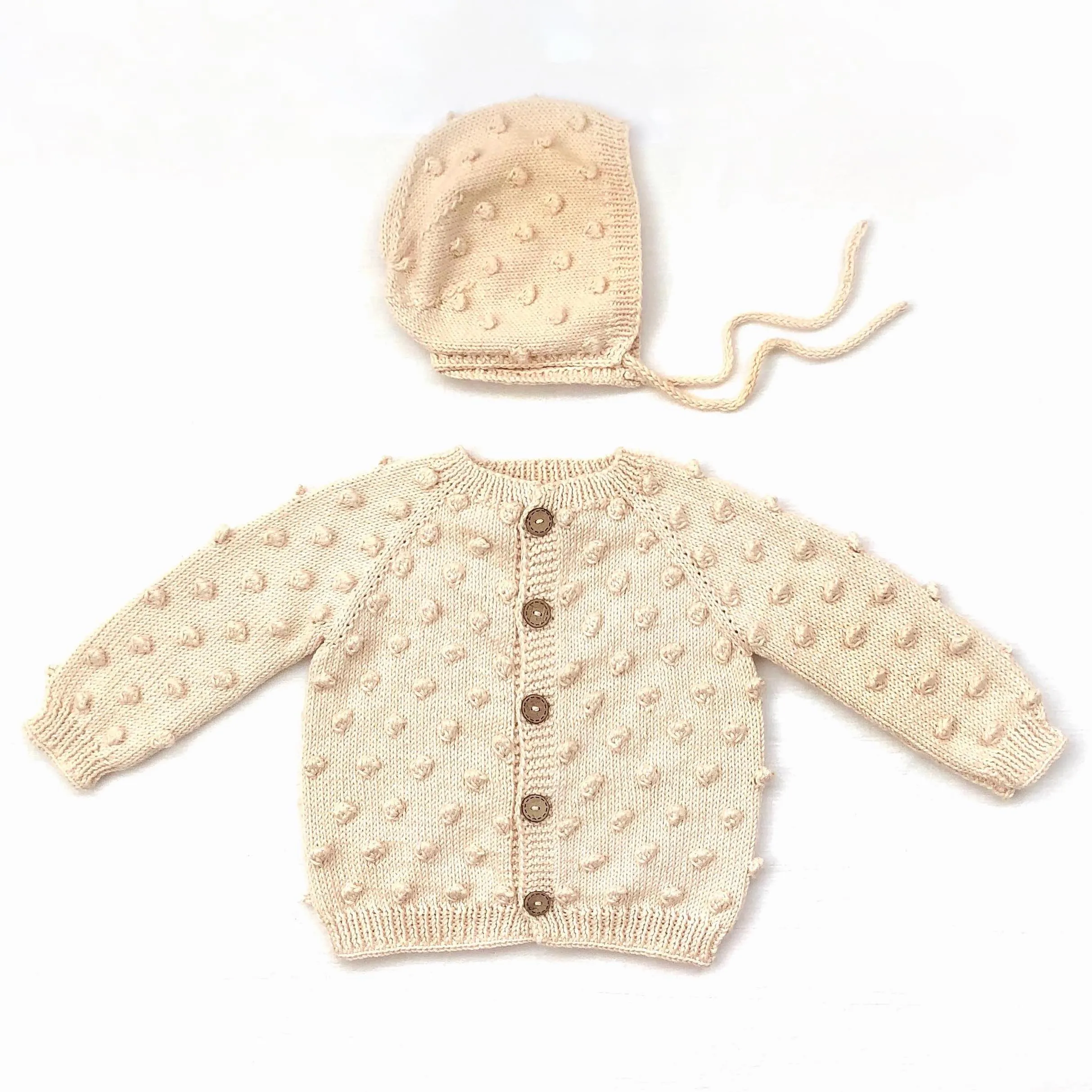 Popcorn Bonnet - Natural