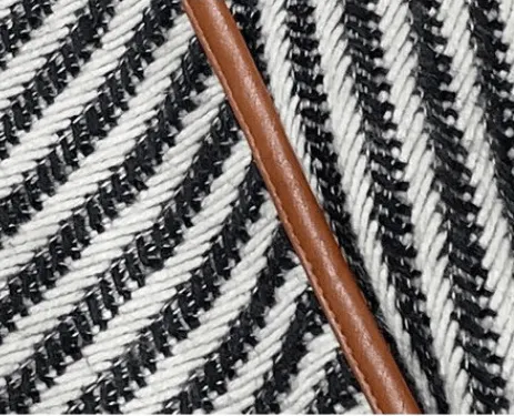 Pre Order:  Vegan Leather Edging Stripes Shawl Jacket - @theestylishp