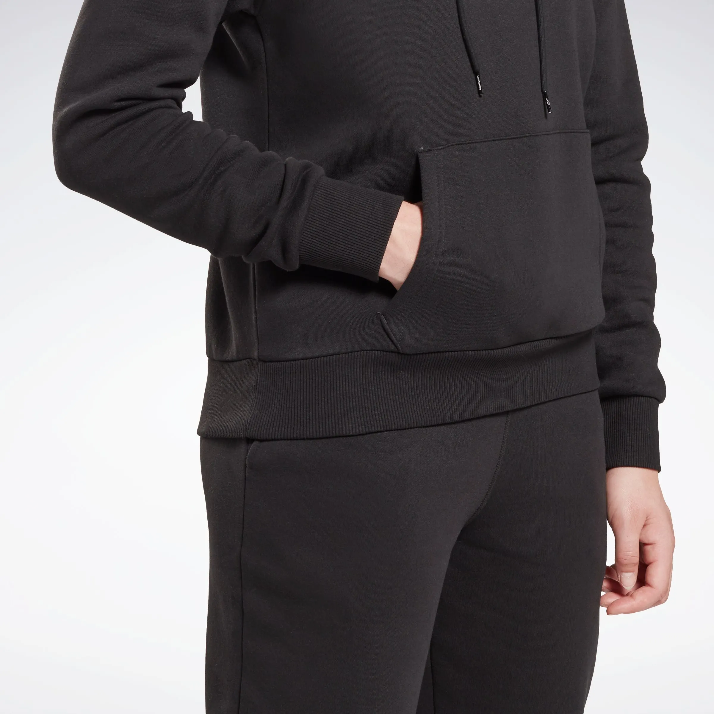 Reebok Identity Big Logo Fleece Hoodie Black
