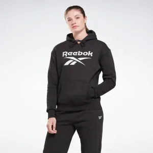 Reebok Identity Big Logo Fleece Hoodie Black
