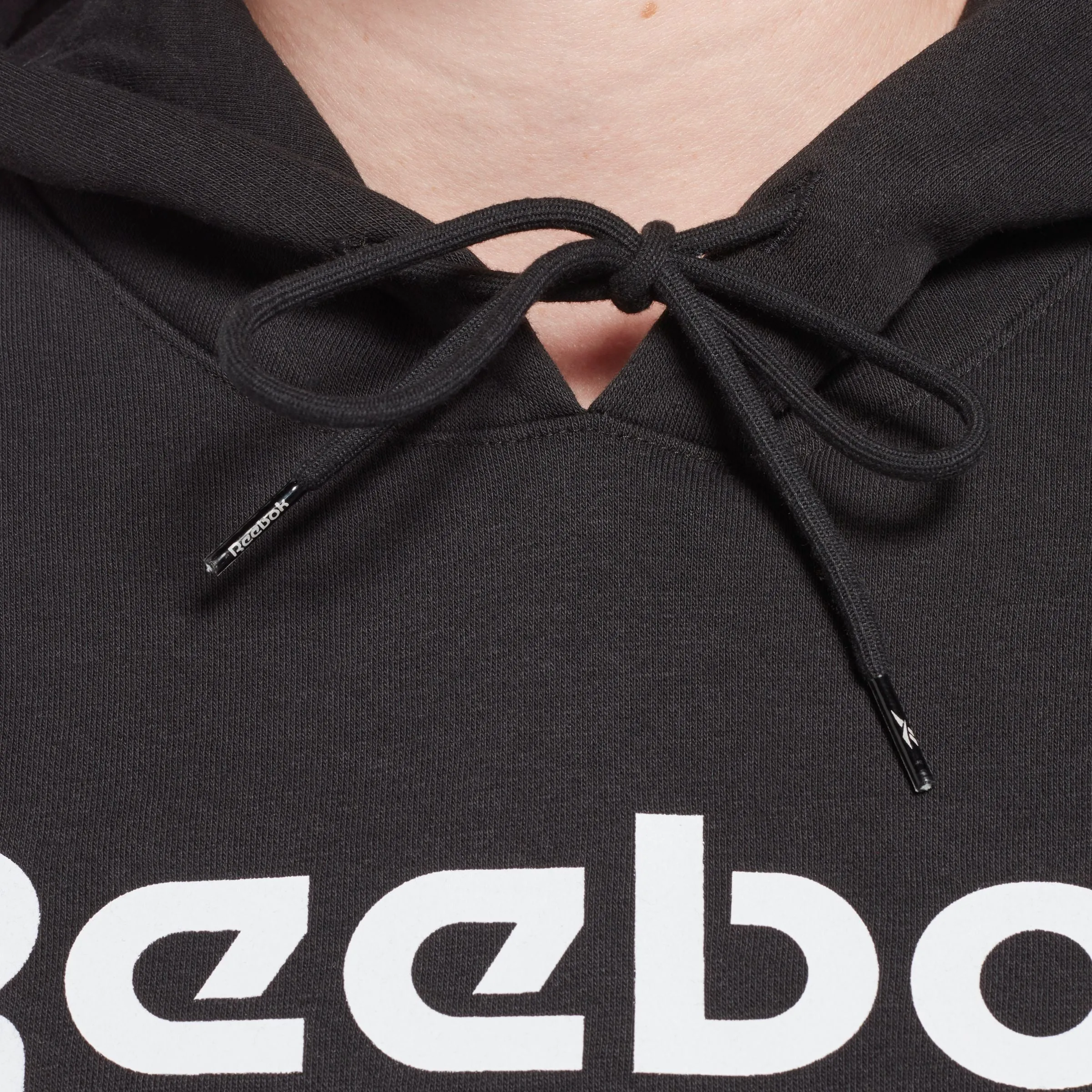 Reebok Identity Big Logo Fleece Hoodie Black