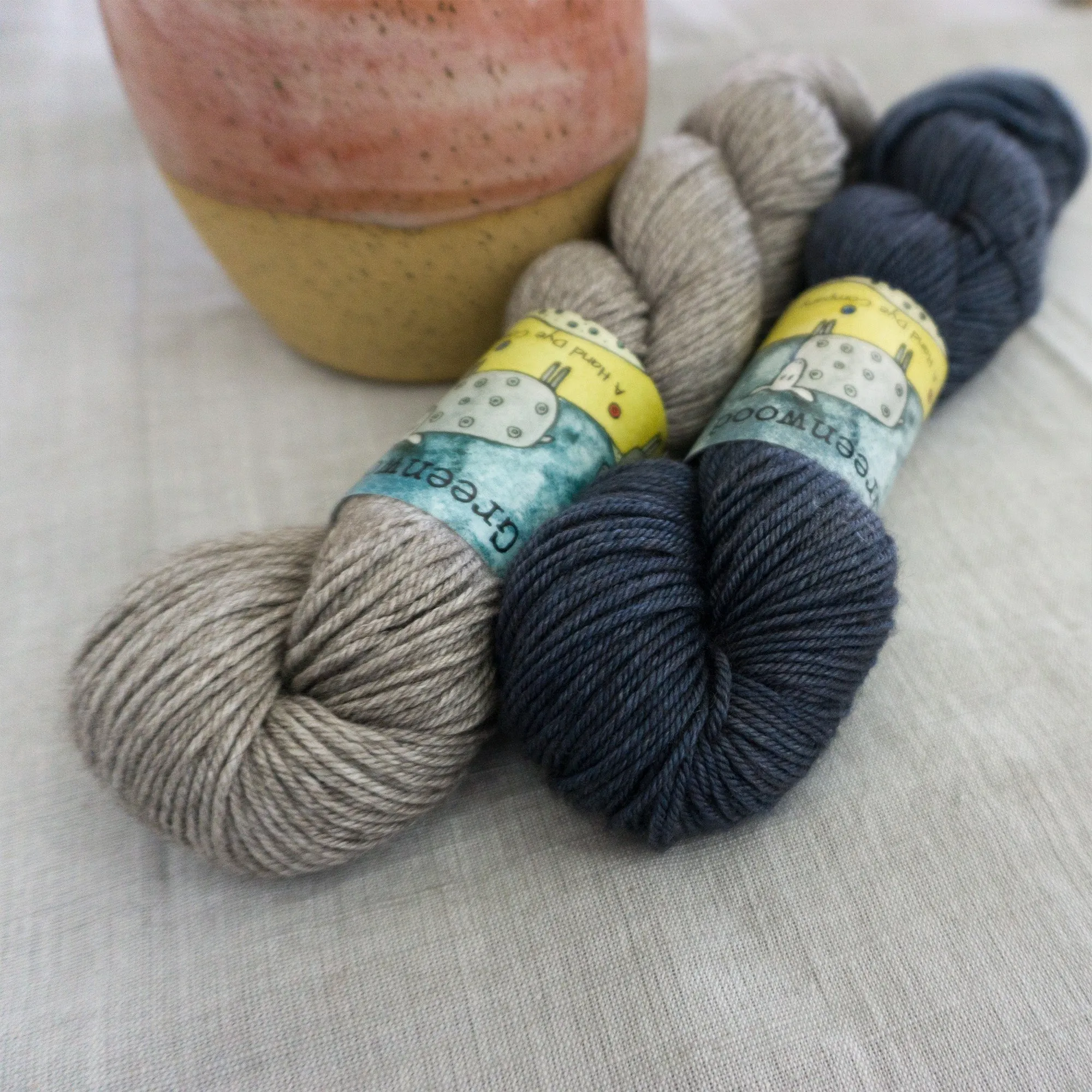 Sacred Peaks Cowl Kit in DK Yakity Yak