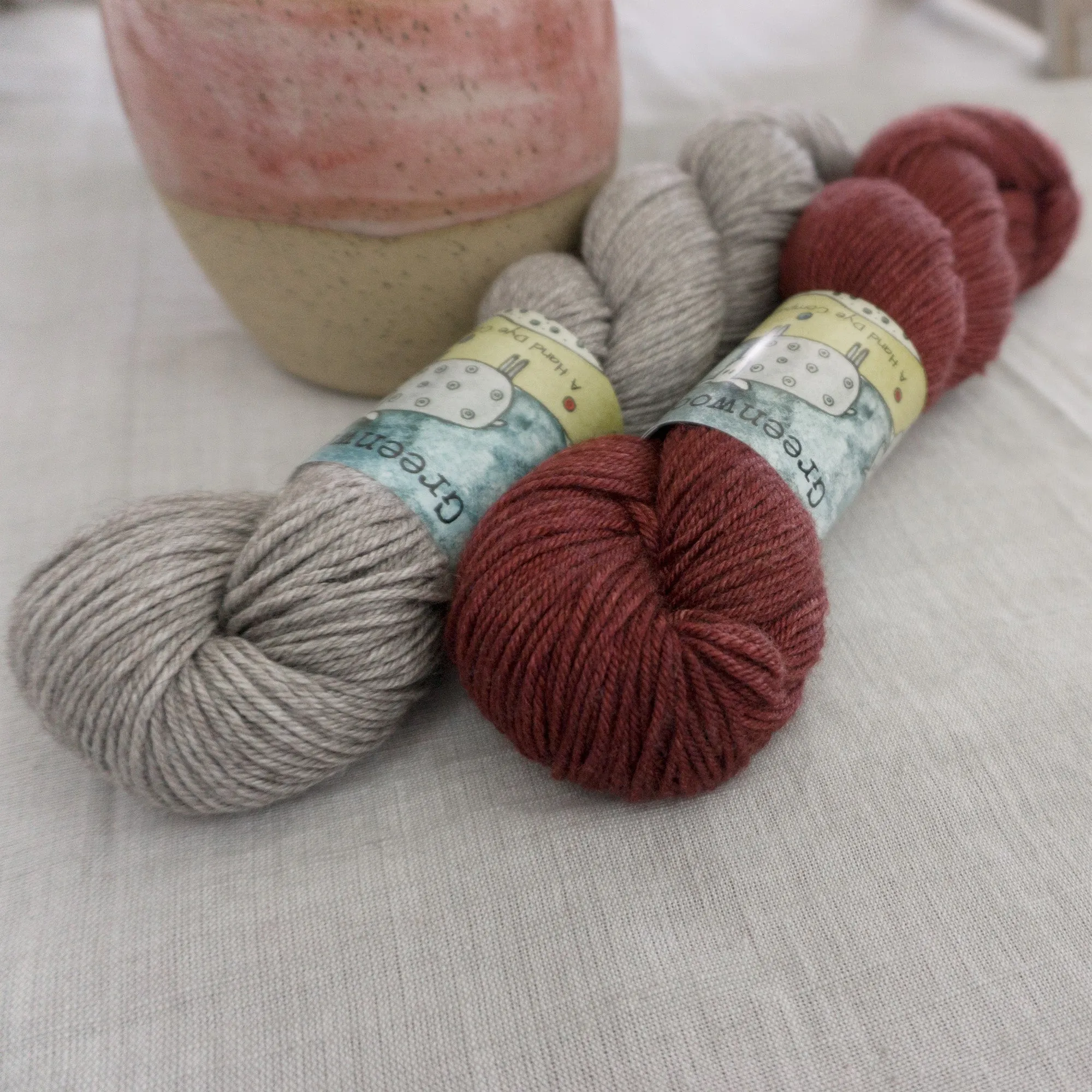 Sacred Peaks Cowl Kit in DK Yakity Yak